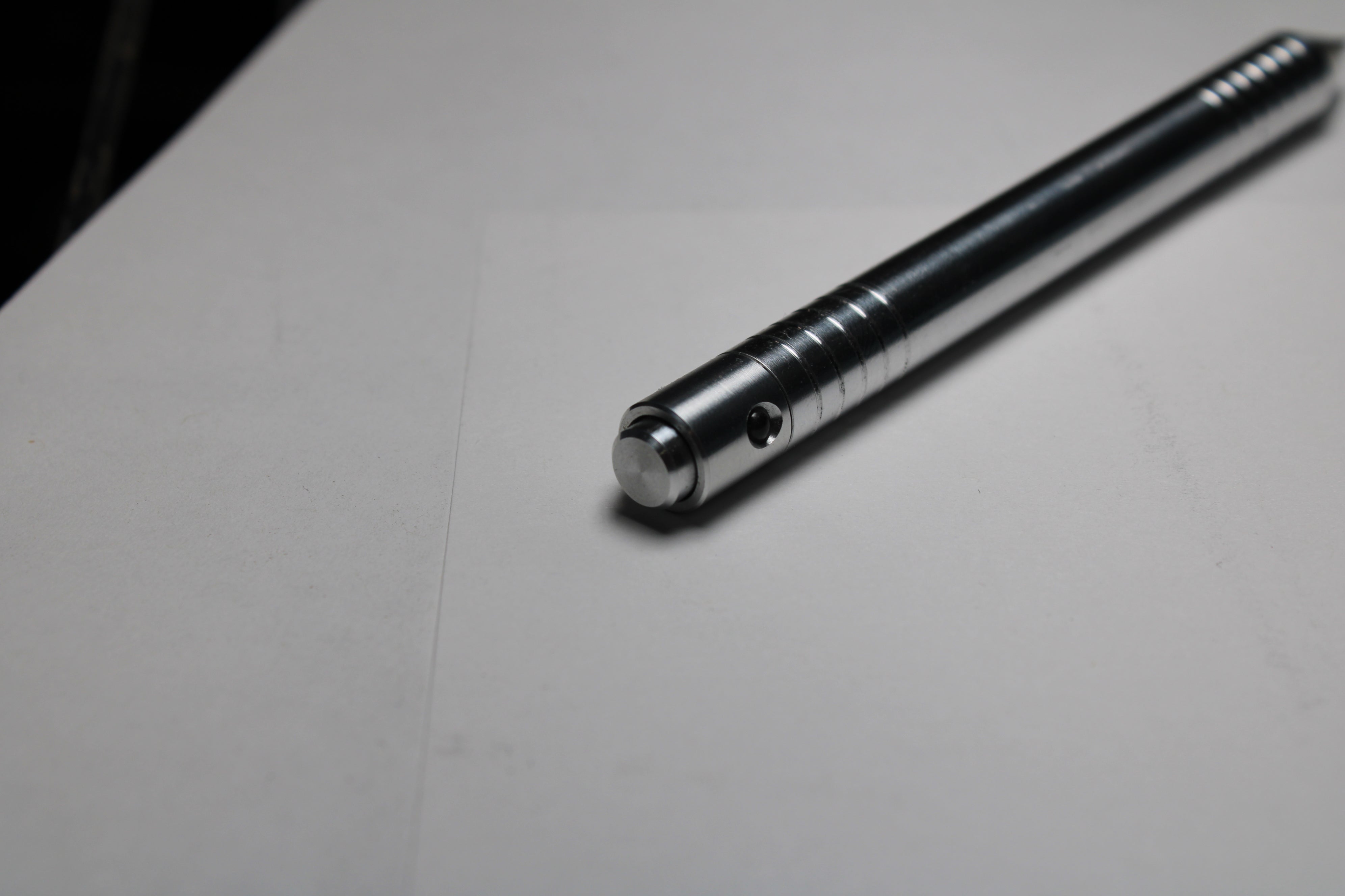 40 Clipless Click Pen - 6061 Aluminum - Conical Nose - Schmidt
