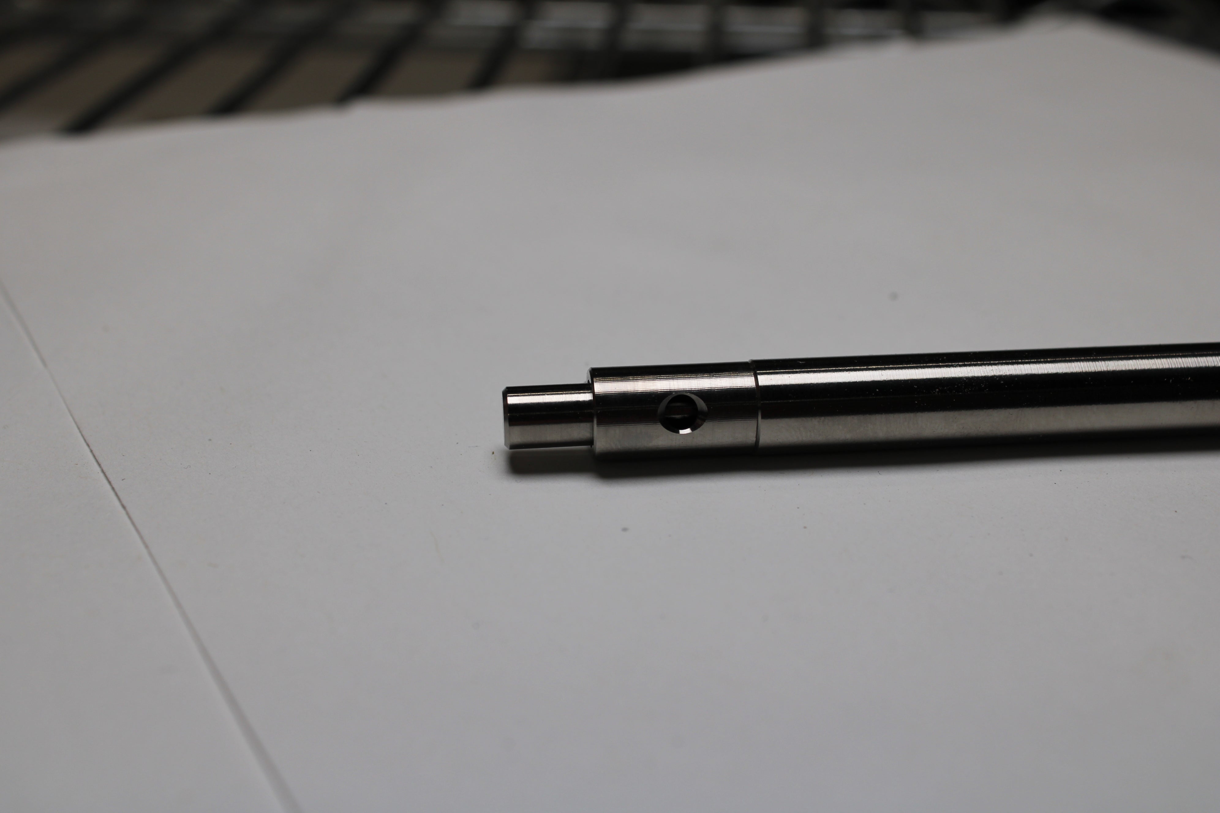 36 Click Clipped Pen - 6Al-4V Titanium - Round Nose - Pilot G2