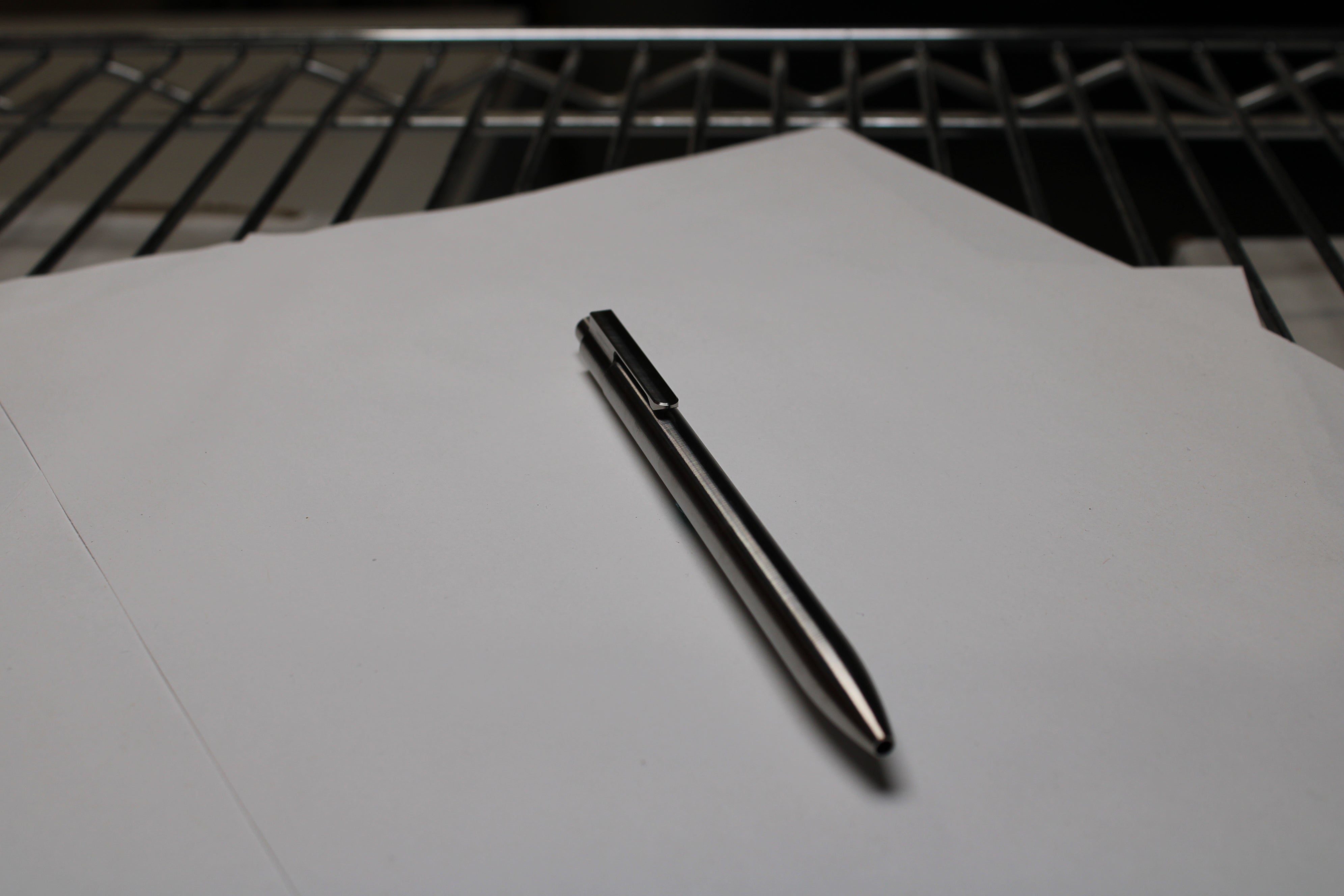 36 Click Clipped Pen - 6Al-4V Titanium - Round Nose - Pilot G2