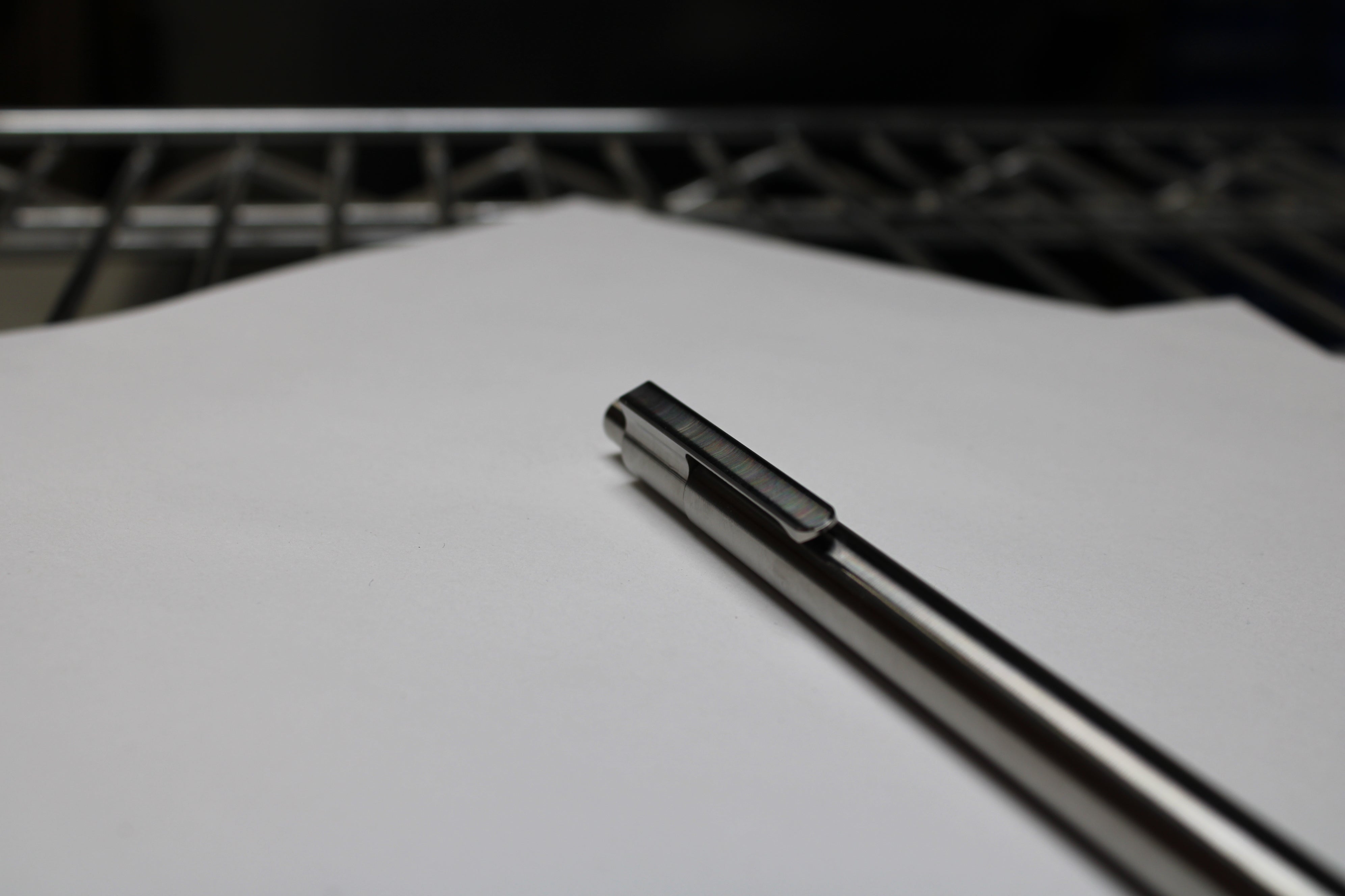 36 Click Clipped Pen - 6Al-4V Titanium - Round Nose - Pilot G2