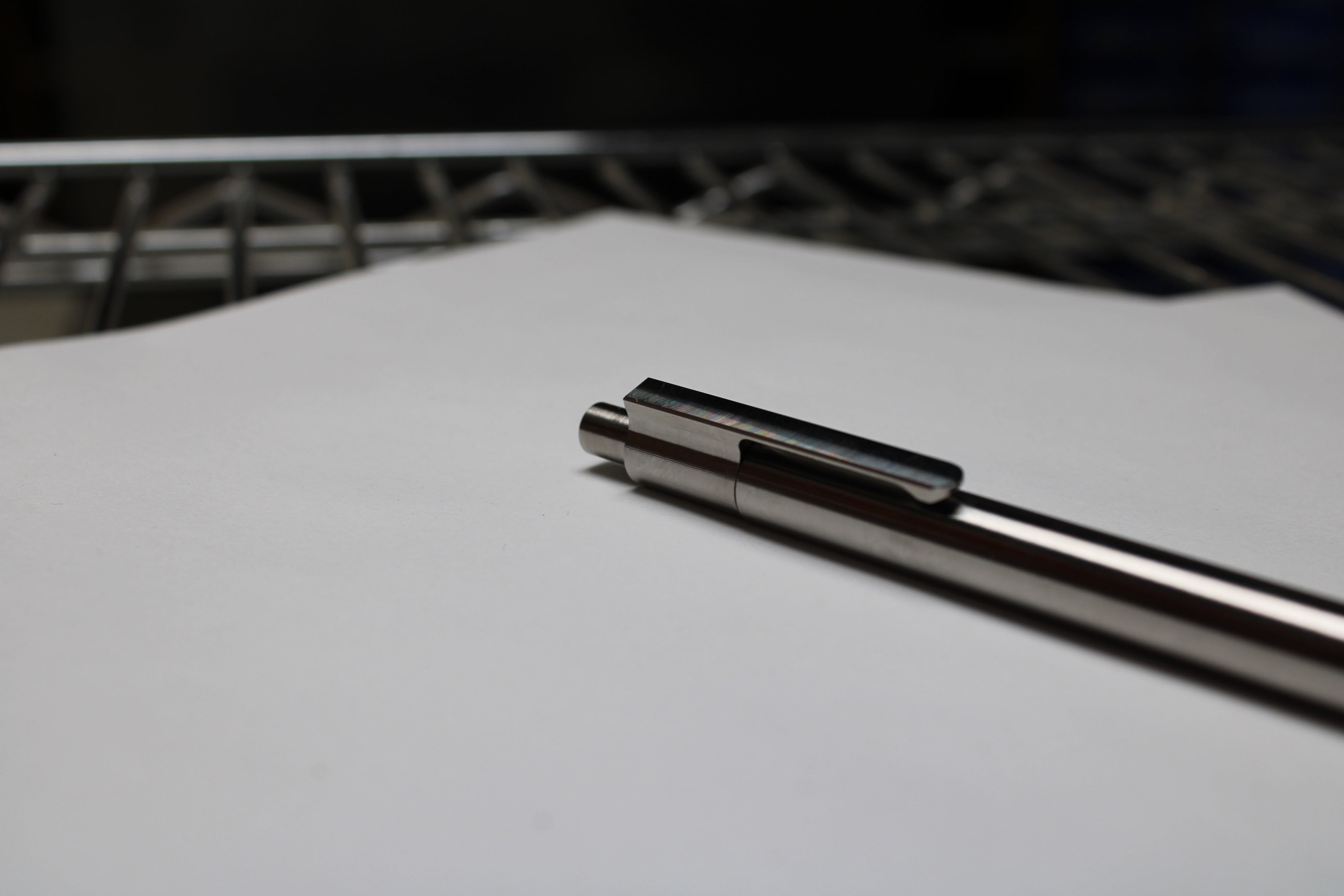 36 Click Clipped Pen - 6Al-4V Titanium - Round Nose - Pilot G2