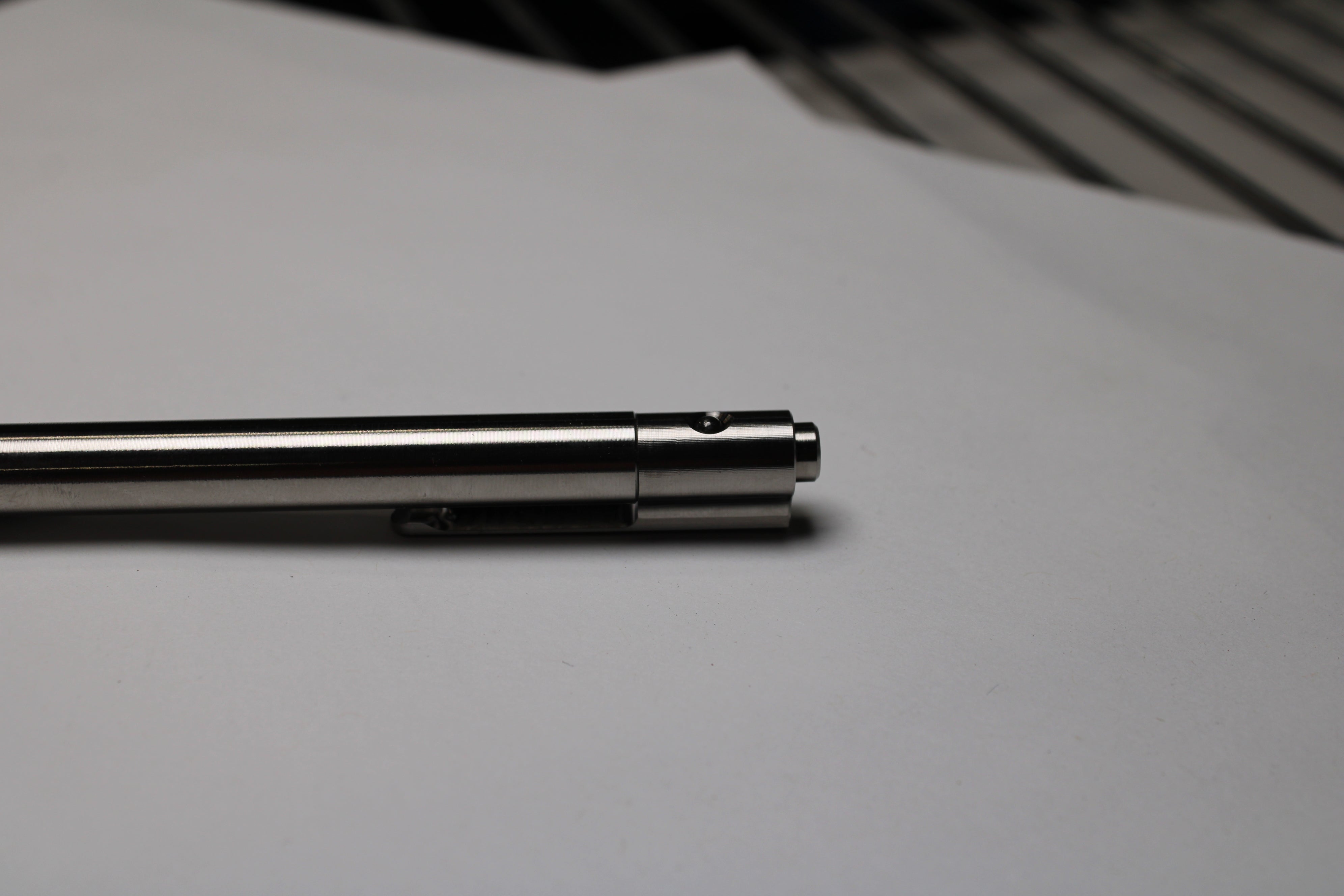 36 Click Clipped Pen - 6Al-4V Titanium - Round Nose - Pilot G2