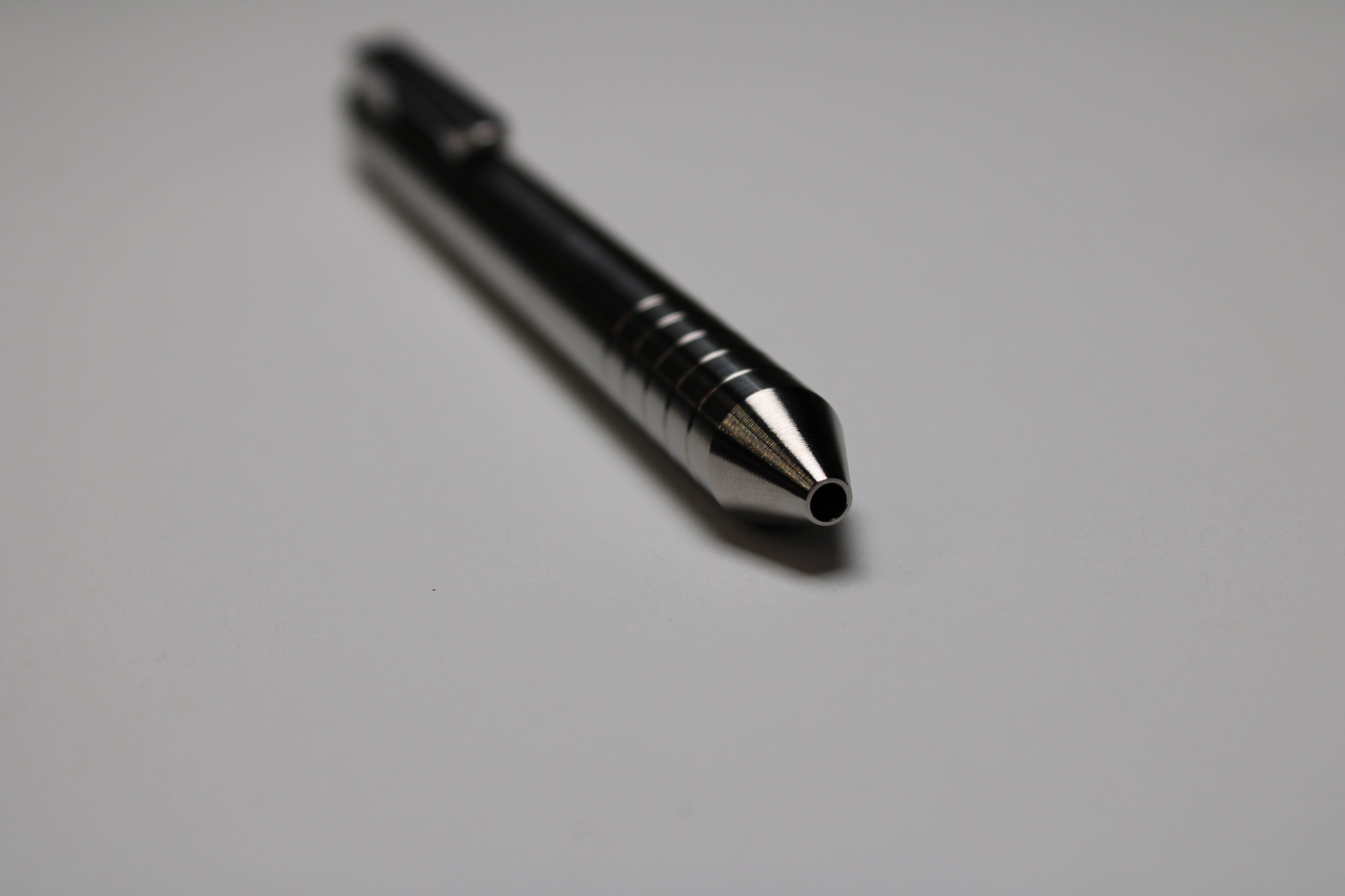 筆記具 Autmog 40 Click Clipped Pen 40 Click Clipped Pen - 6Al-4V Titanium - 6061 Aluminum Button