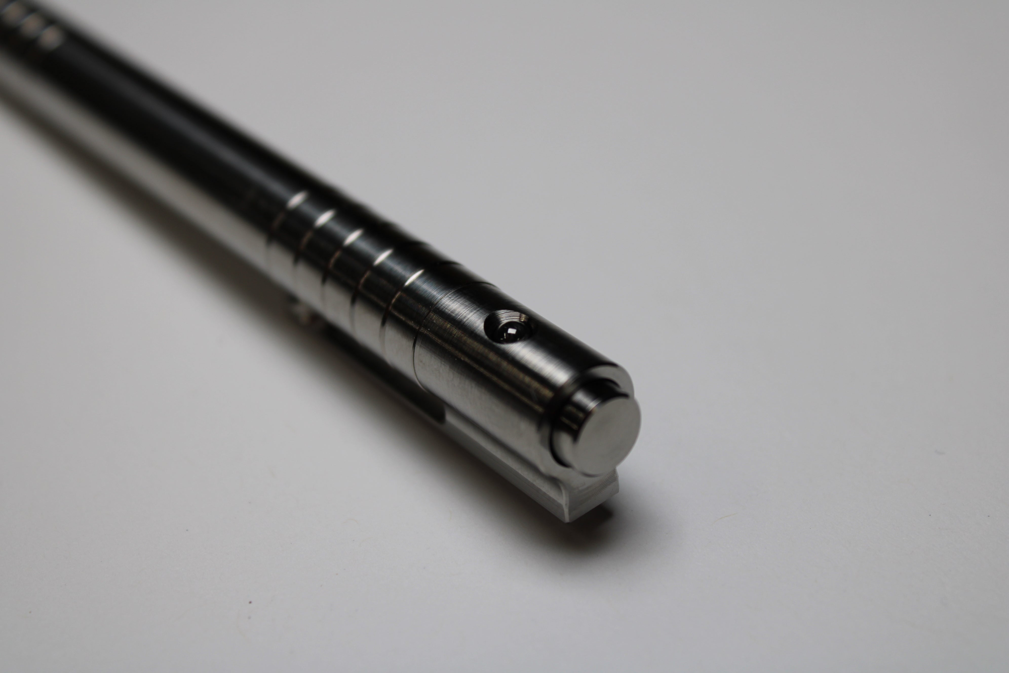 40 Click Clipped Pen - 6Al-4V Titanium - Conical Nose - ISO G2