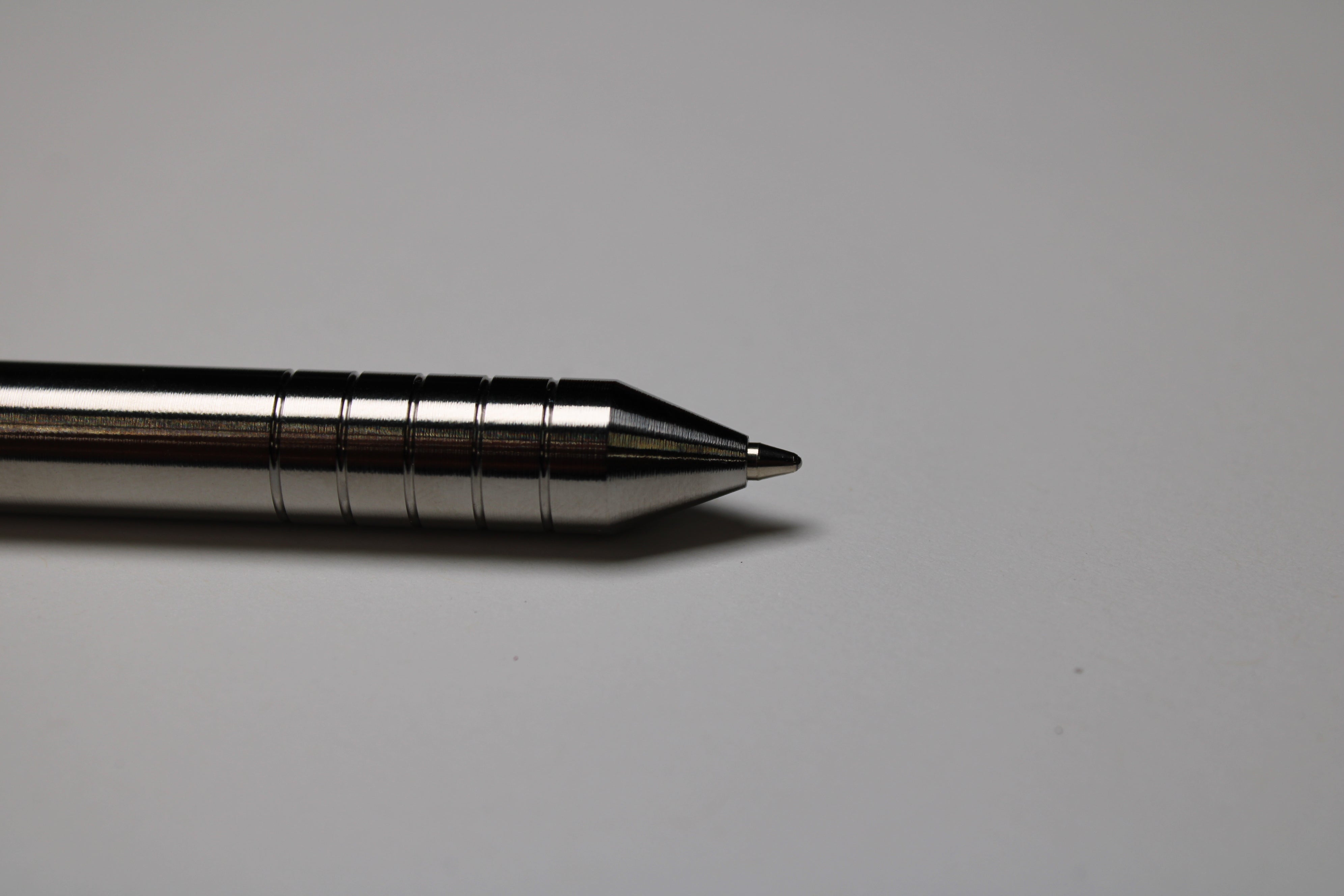 40 Click Clipped Pen - 6Al-4V Titanium - Conical Nose - ISO G2