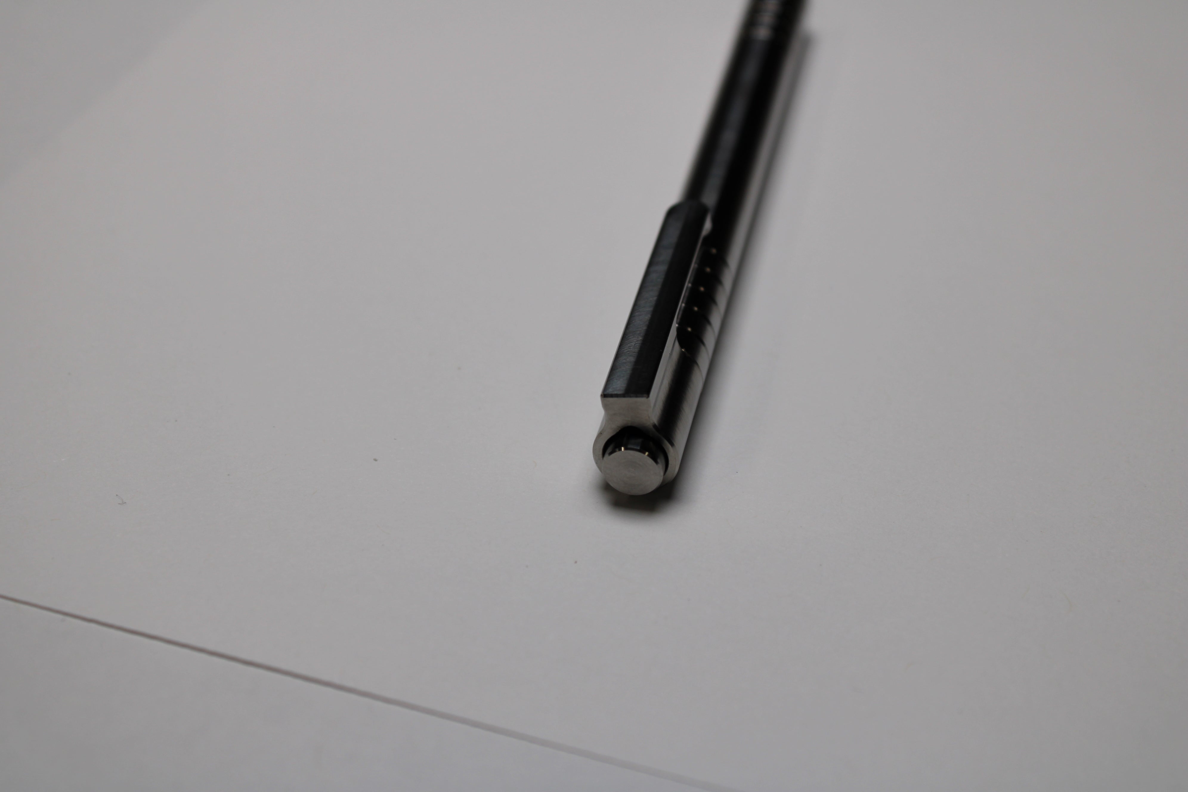 40 Click Clipped Pen - 6Al-4V Titanium - Step Nose - Pentel