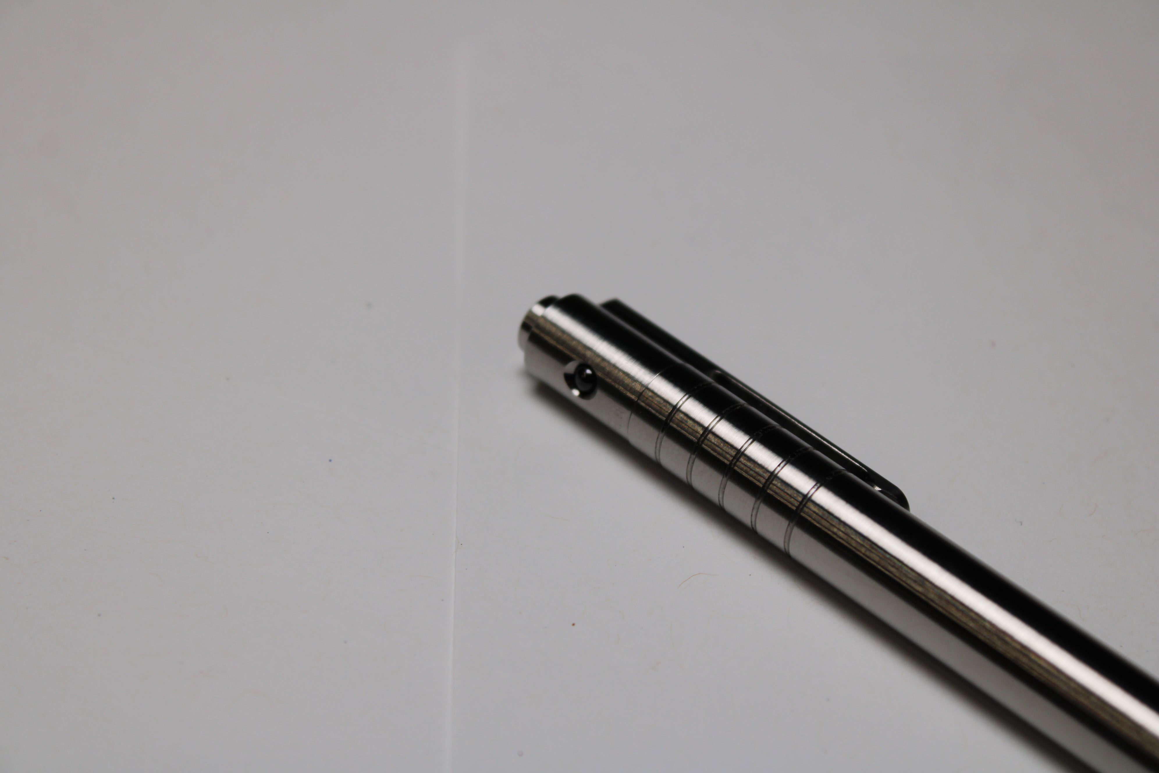 40 Click Clipped Pen - 6Al-4V Titanium - Round Nose - Pilot G2