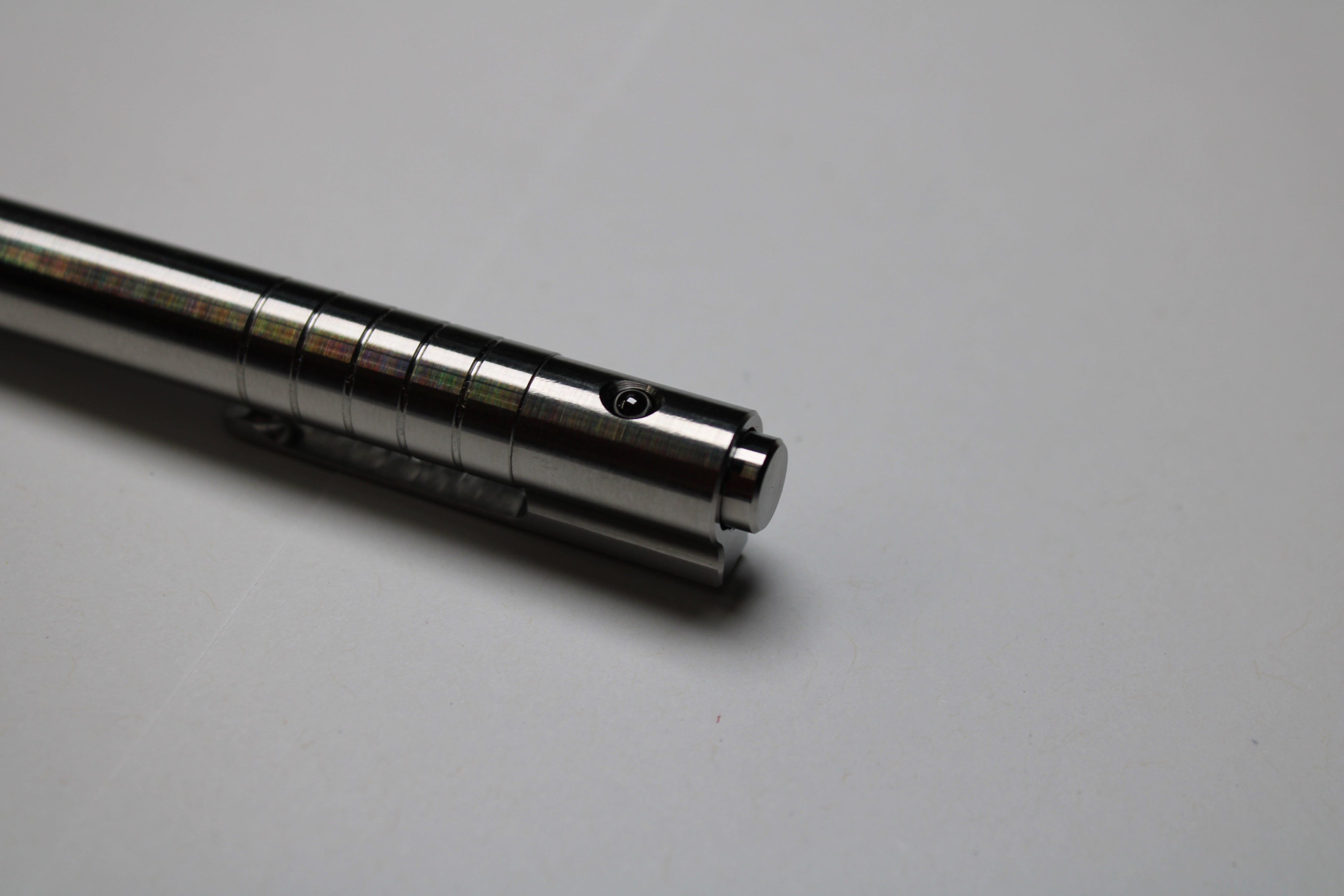 40 Click Clipped Pen - 6Al-4V Titanium - Round Nose - Pilot G2