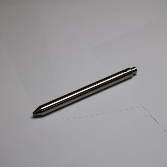 45 Clipless Click Pen - 6Al-4V Titanium  - Conical Nose  - Pentel EnerGel