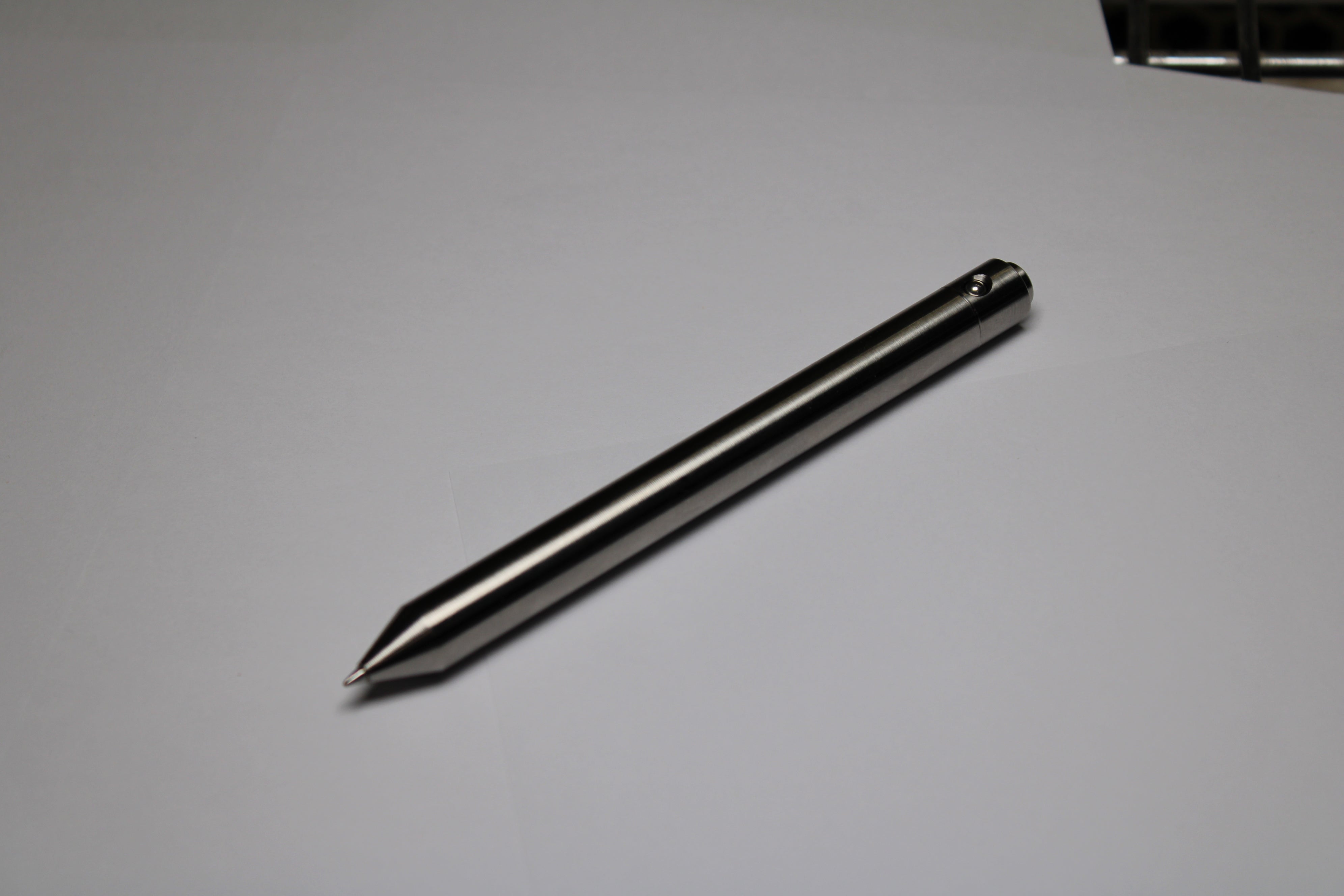 45 Clipless Click Pen - 6Al-4V Titanium - Conical Nose - Pentel