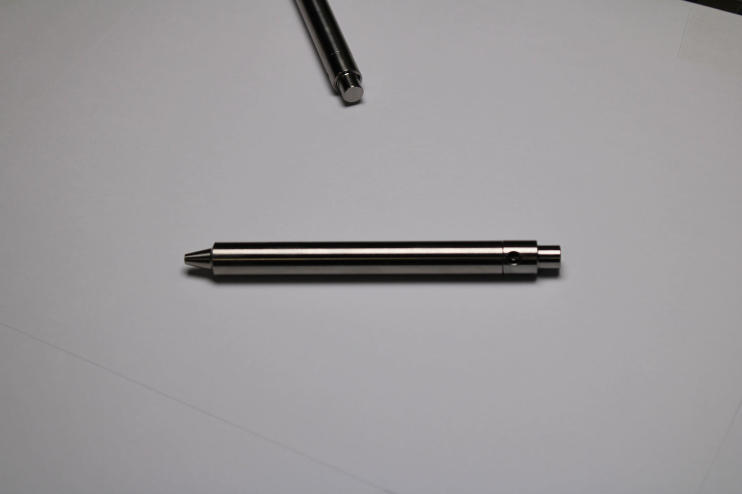 45 Clipless Click Pen - 6Al-4V Titanium  - Step Nose  - ISO G2 (Parker)