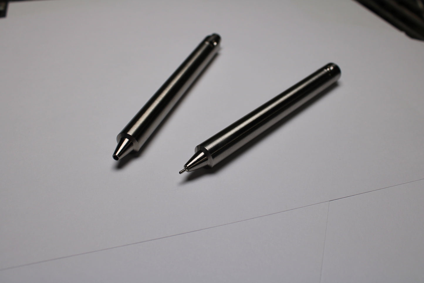 45 Clipless Click Pen - 6Al-4V Titanium  - Step Nose  - ISO G2 (Parker)