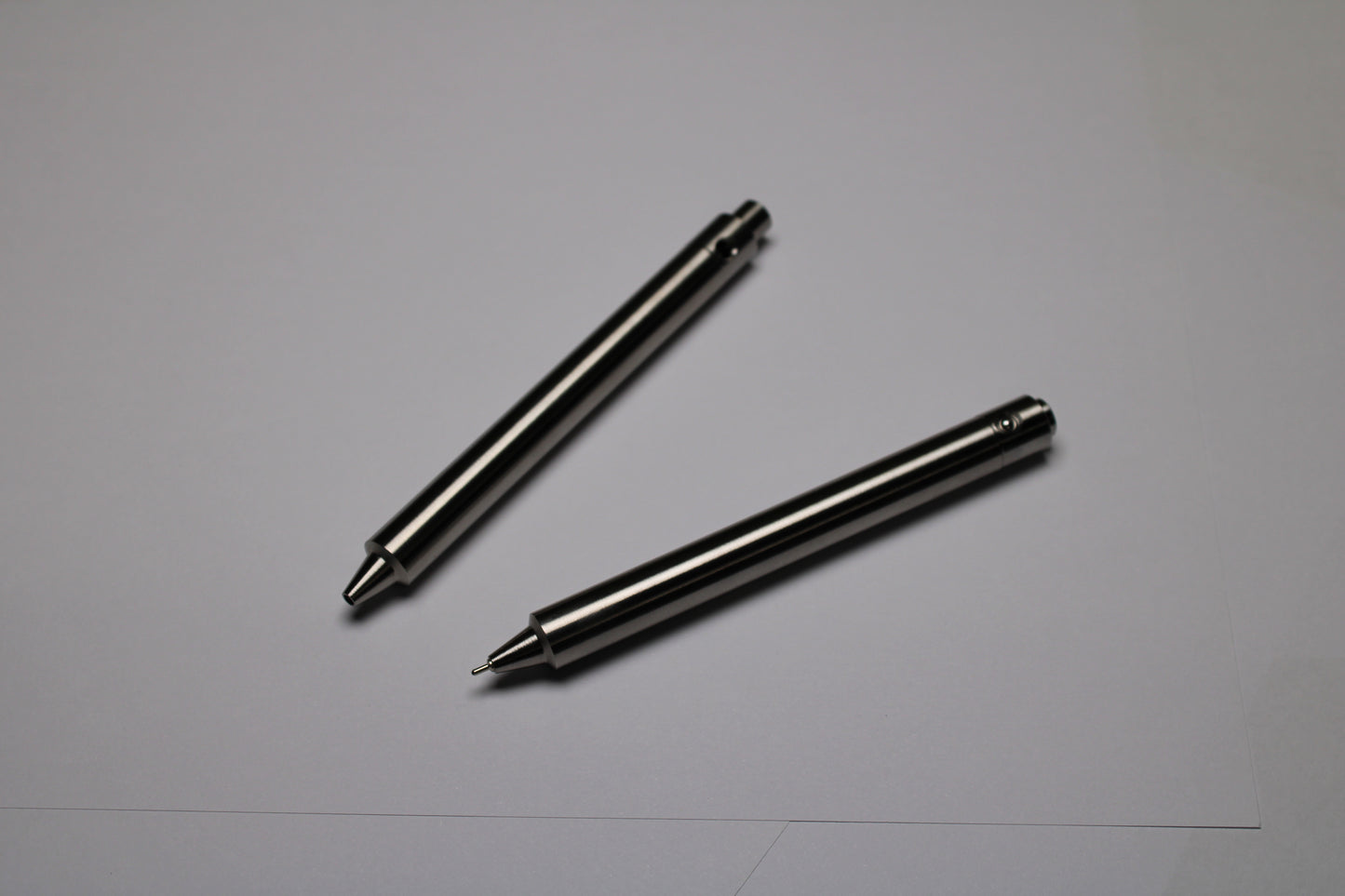 45 Clipless Click Pen - 6Al-4V Titanium  - Step Nose  - ISO G2 (Parker)