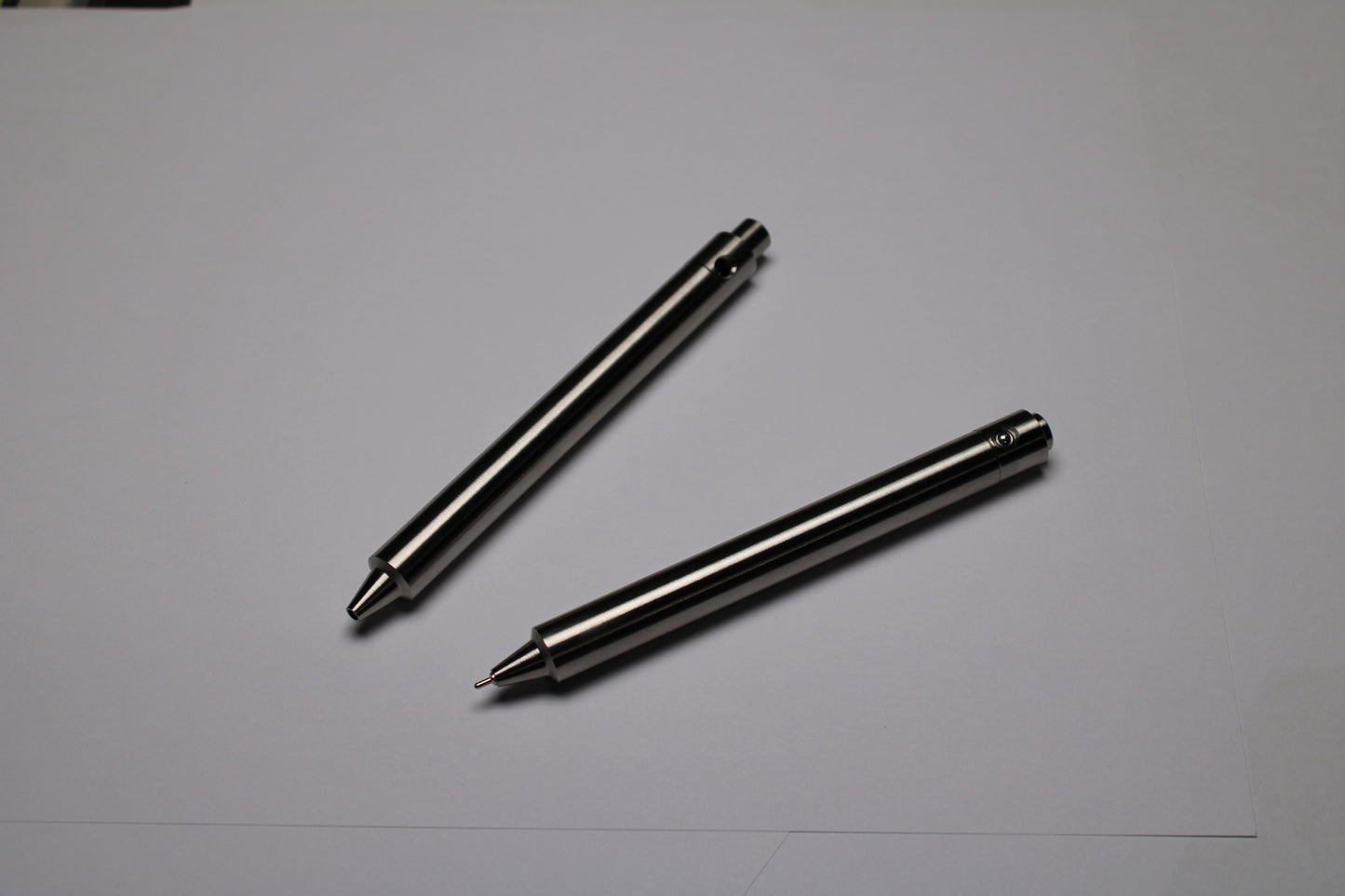45 Clipless Click Pen - 6Al-4V Titanium  - Step Nose  - ISO G2 (Parker)
