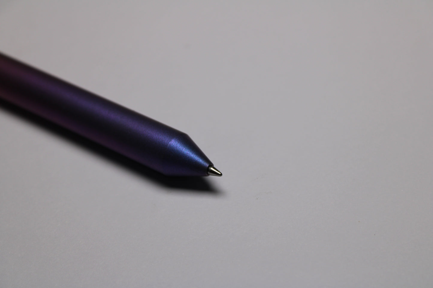 45 Clipless Click Pen x KVR Finishing - 6Al-4V Titanium  - Conical Nose  - Pentel EnerGel