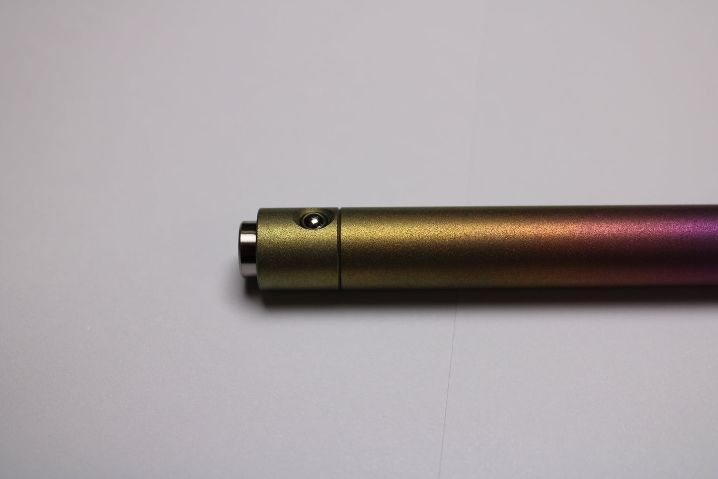 45 Clipless Click Pen x KVR Finishing - 6Al-4V Titanium  - Conical Nose  - Pentel EnerGel