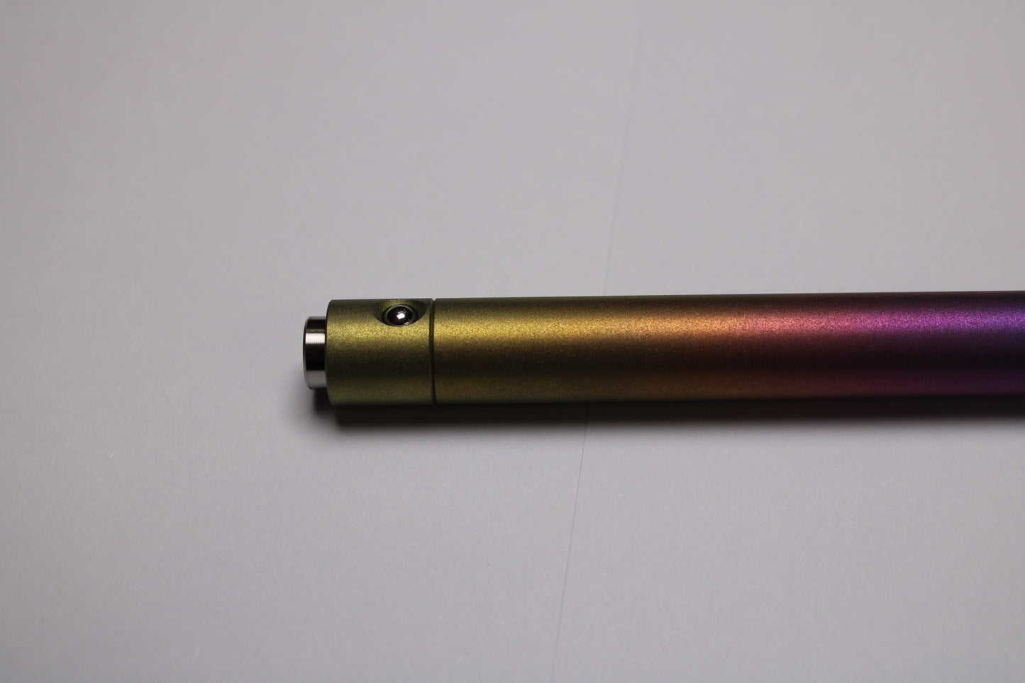 45 Clipless Click Pen x KVR Finishing - 6Al-4V Titanium  - Conical Nose  - Pentel EnerGel