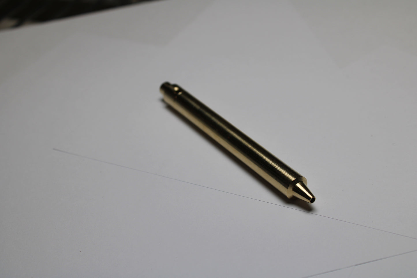 45 Clipless Click Pen - C63000 Bronze  - Step Nose  - ISO G2 (Parker)