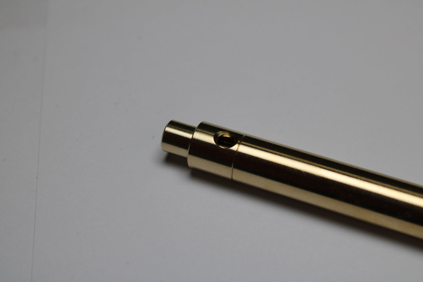 45 Clipless Click Pen - C63000 Bronze  - Round Nose Grip Lines - ISO G2 (Parker)