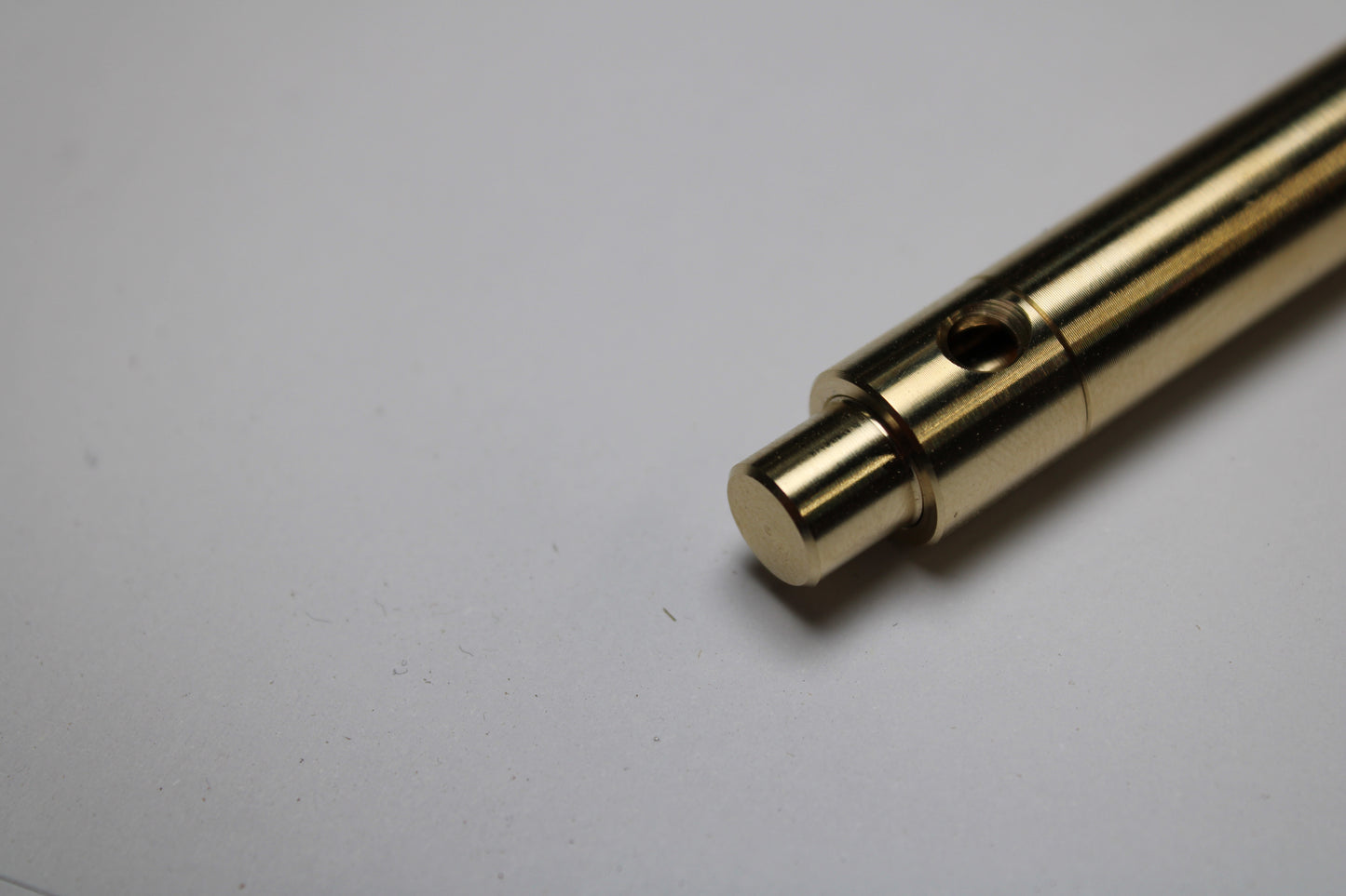 45 Clipless Click Pen - C63000 Bronze  - Round Nose Grip Lines - ISO G2 (Parker)