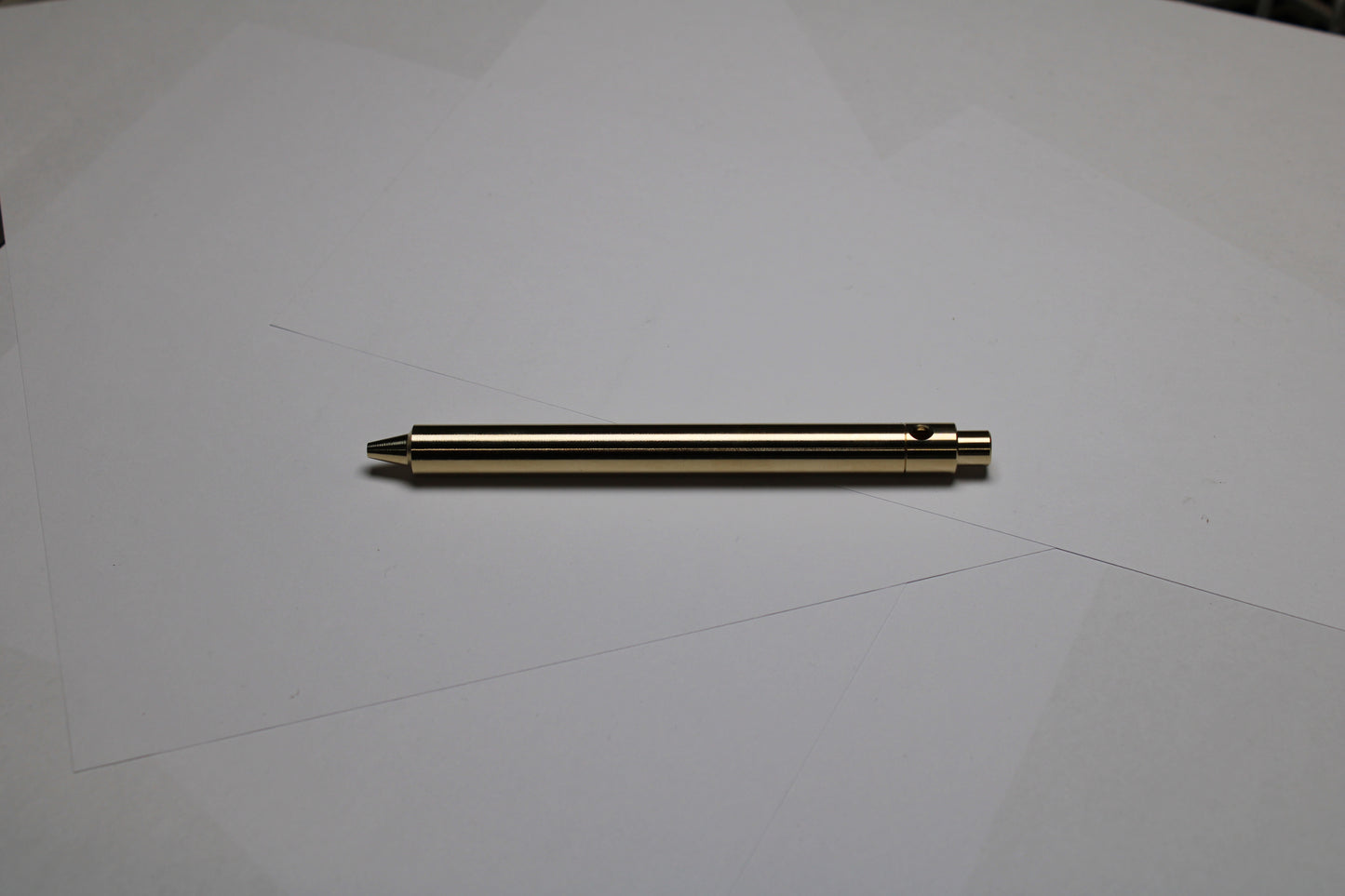 45 Clipless Click Pen - C63000 Bronze  - Step Nose  - Pilot G2