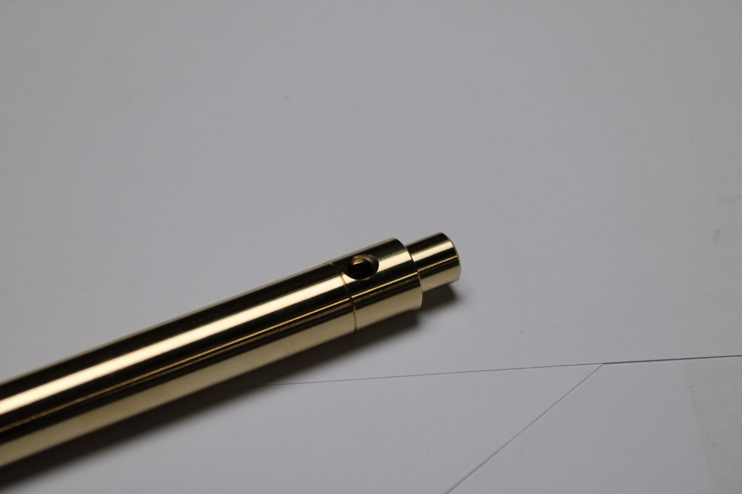 45 Clipless Click Pen - C63000 Bronze  - Step Nose  - Pilot G2