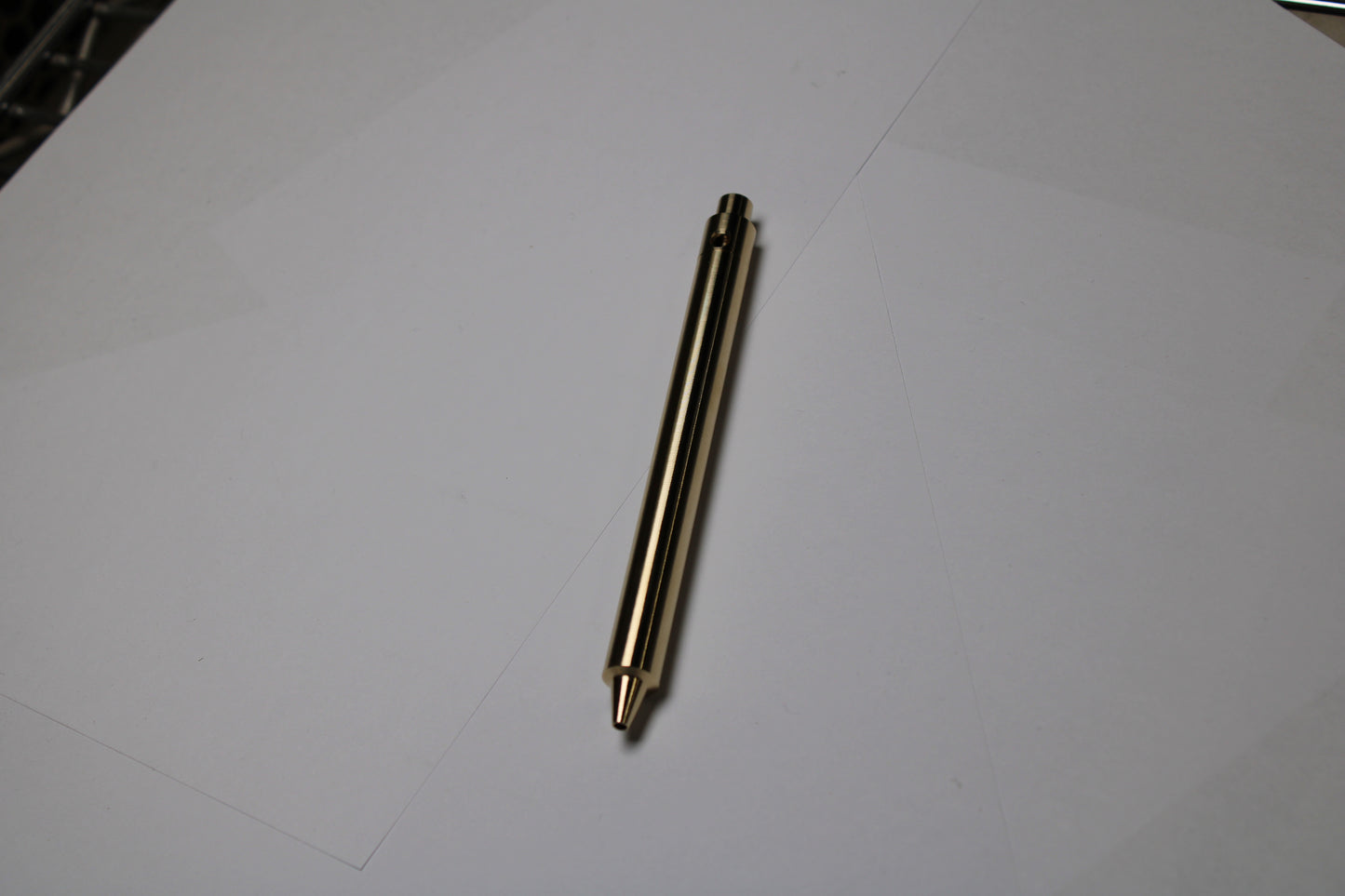 45 Clipless Click Pen - C63000 Bronze  - Step Nose  - Pilot G2