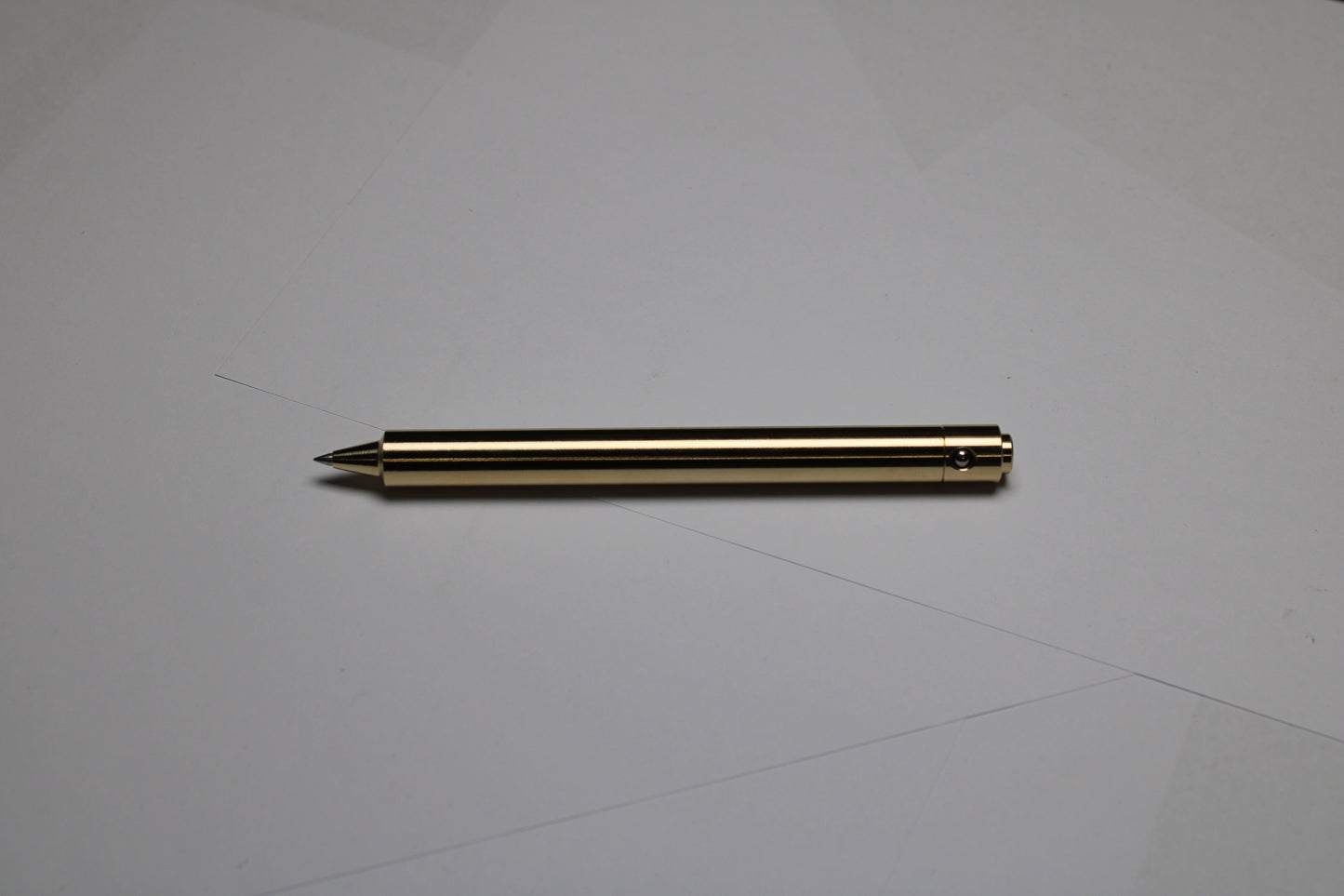 45 Clipless Click Pen - C63000 Bronze  - Step Nose  - Pilot G2