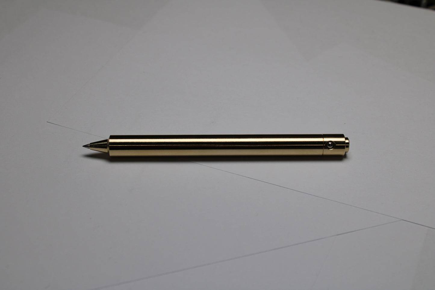 45 Clipless Click Pen - C63000 Bronze  - Step Nose  - Pilot G2