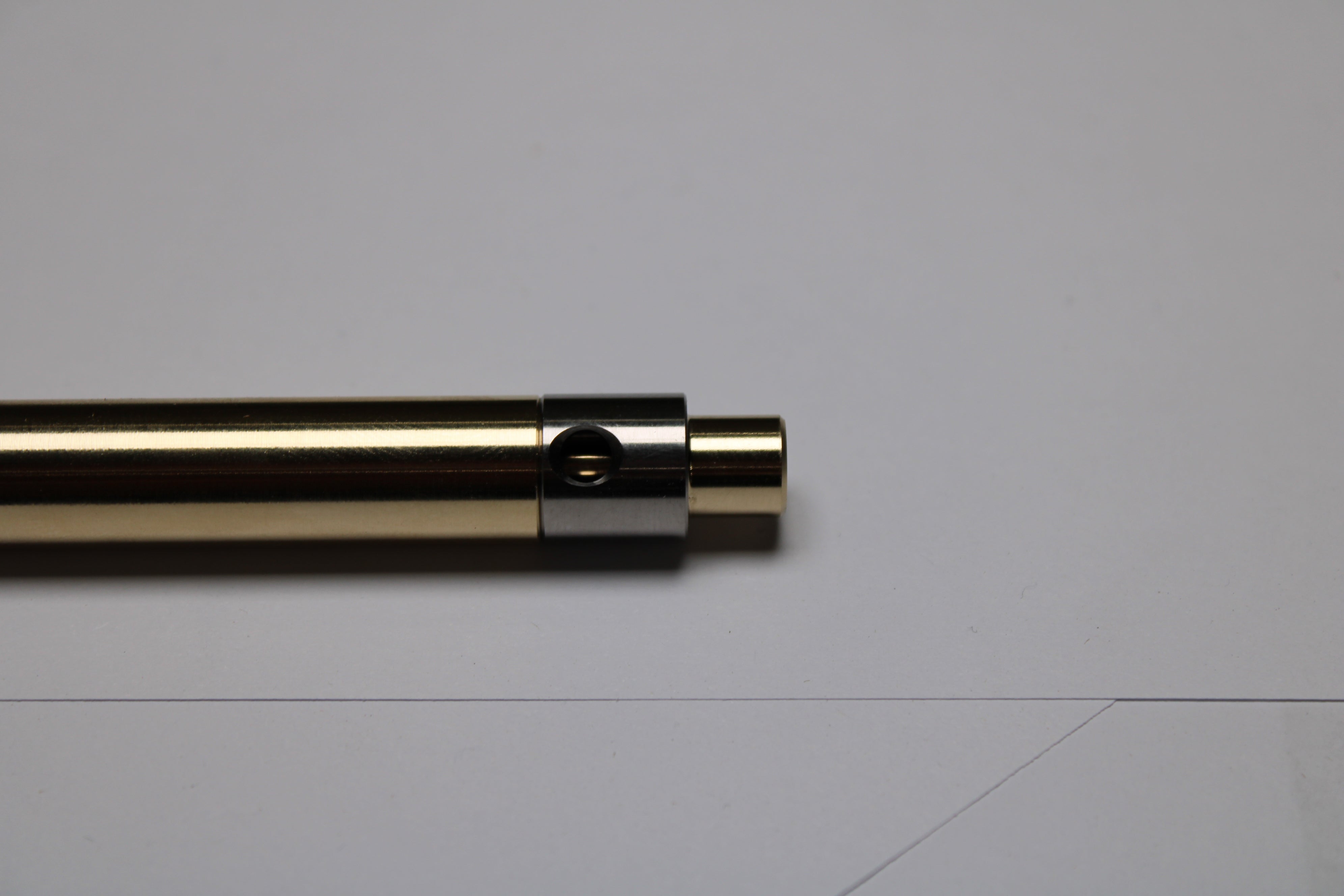 45 Clipless Click Pen - C63000 Bronze - Step Nose - 6Al-4V