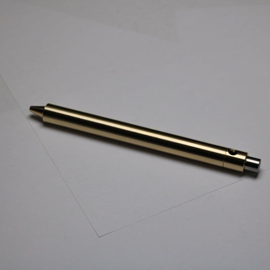 45 Clipless Click Pen - C63000 Bronze  - Step Nose - 6Al-4V Titanium Button - Pilot G2