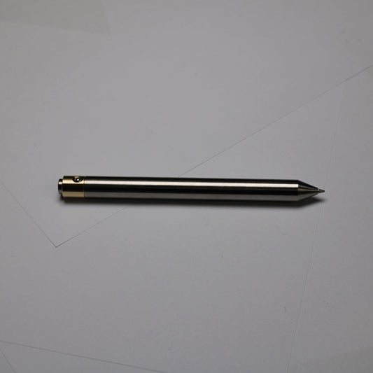 45 Clipless Click Pen - 6Al-4V Titanium  - Conical Nose - C63000 Bronze Mechanism - Pentel EnerGel