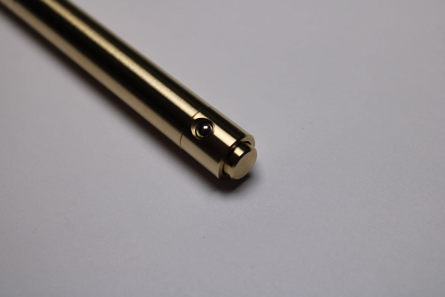 45 Clipless Click Pen - C63000 Bronze  - Round Nose Grip Lines - ISO G2 (Parker)