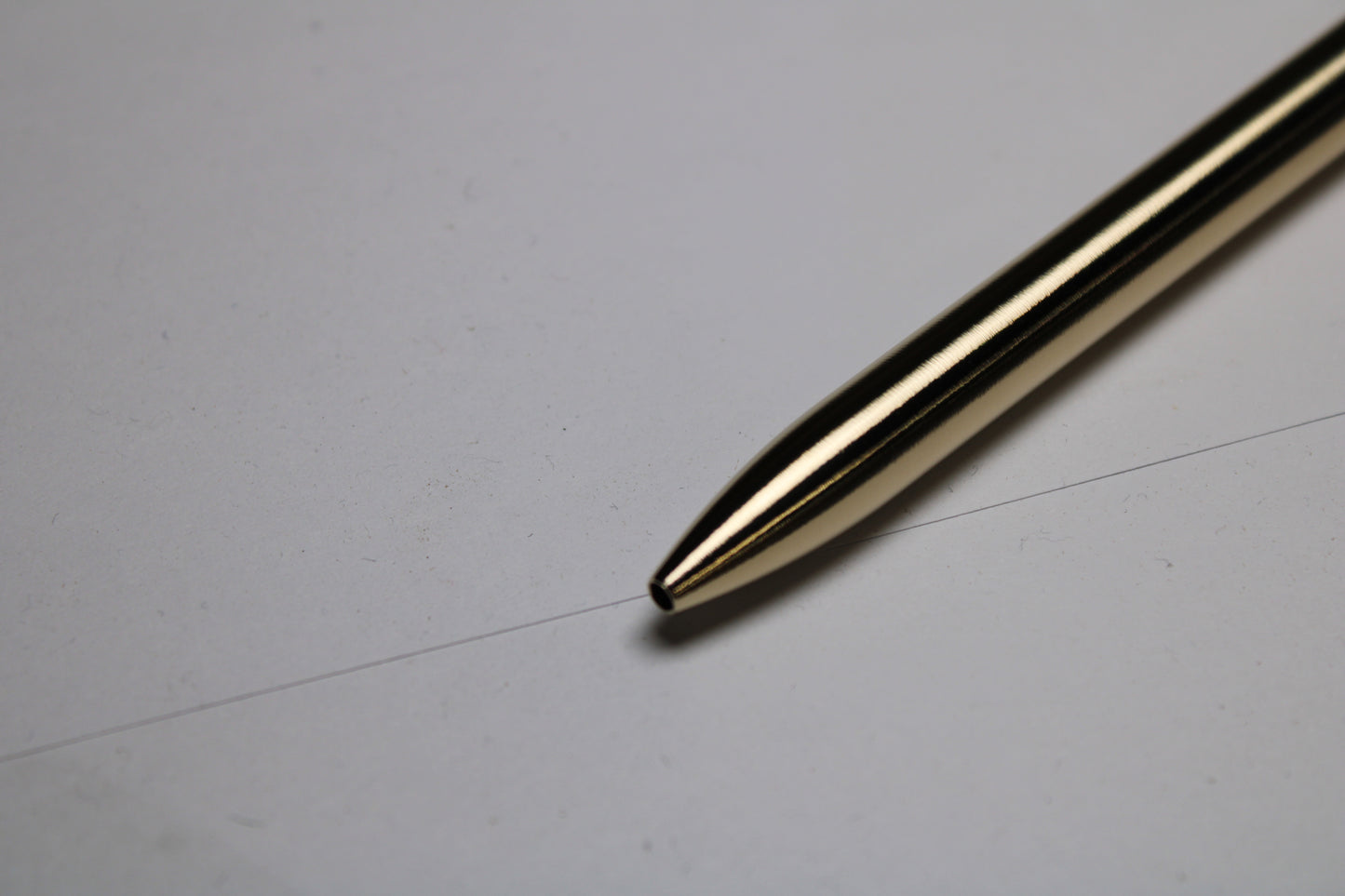 38 Clipless Click Pen - C63000 Nickel Aluminum Bronze - Round Nose - Schmidt Short Rollerball P8126 Refill