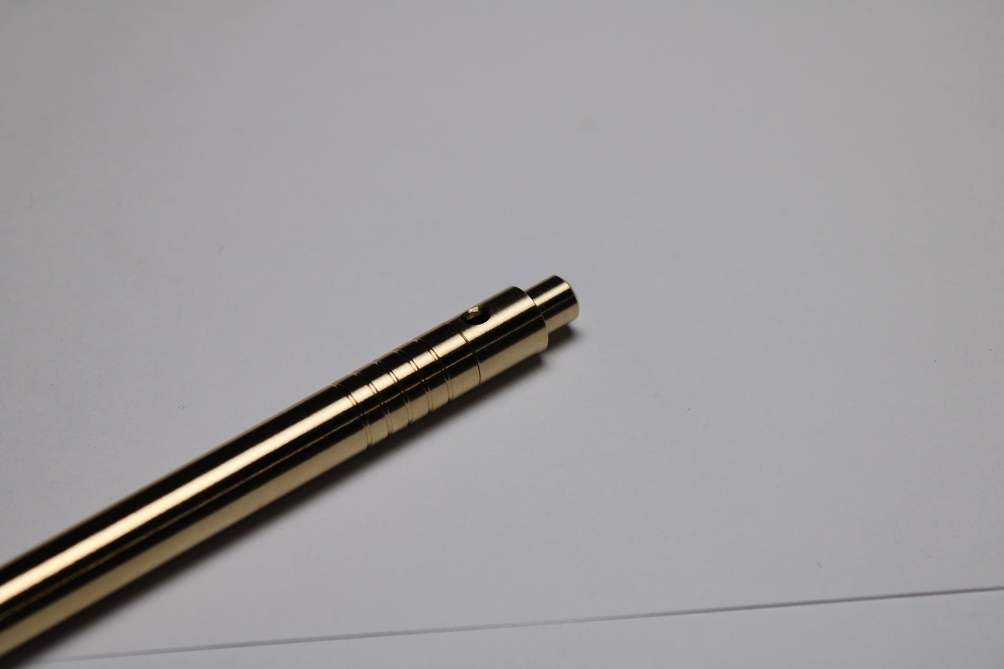 40 Grip - 38 Mechanism Clipless Click Pen - C63000 Nickel Aluminum Bronze - Triple Bevel Nose - Pentel EnerGel Needle Tip