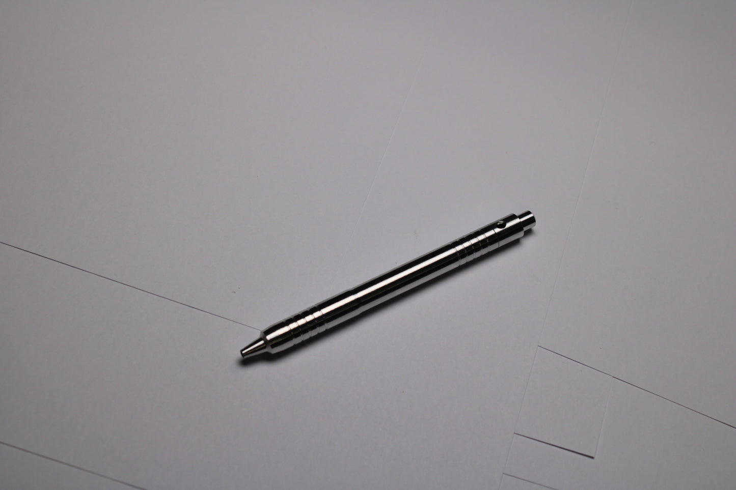 40 Grip - 38 Mechanism Clipless Click Pen - 6061 Aluminum - Triple Bevel Nose - OHTO Ceramic ISO G2