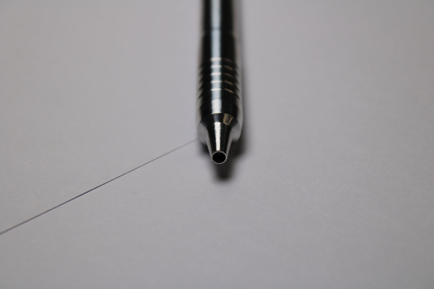 40 Grip - 38 Mechanism Clipless Click Pen - 6061 Aluminum - Triple Bevel Nose - OHTO Ceramic ISO G2