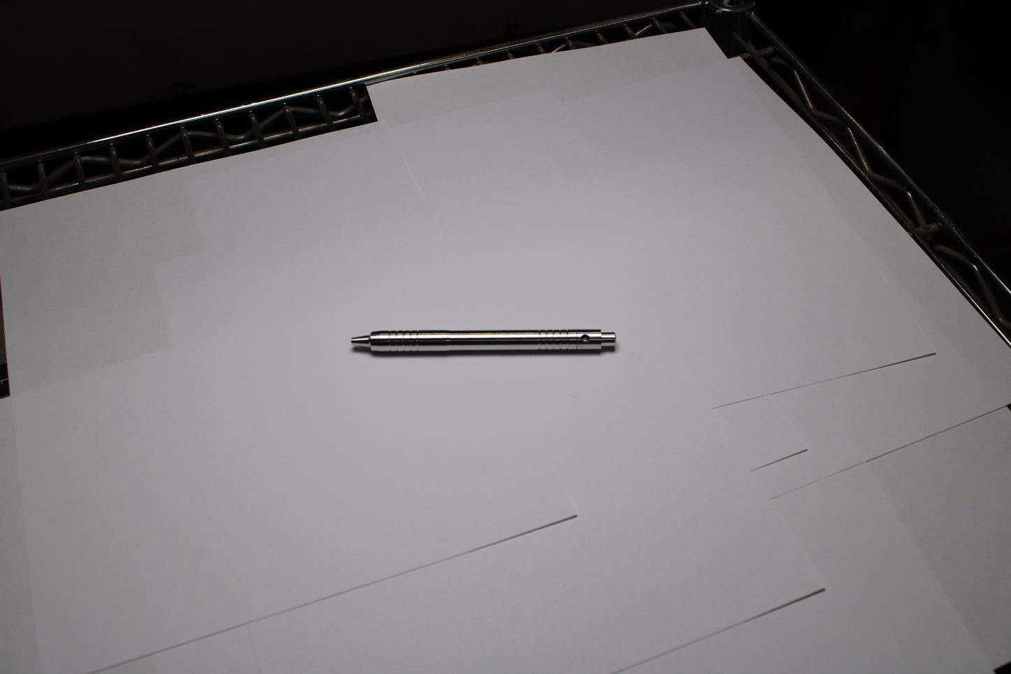 40 Grip - 38 Mechanism Clipless Click Pen - 6061 Aluminum - Triple Bevel Nose - OHTO Ceramic ISO G2