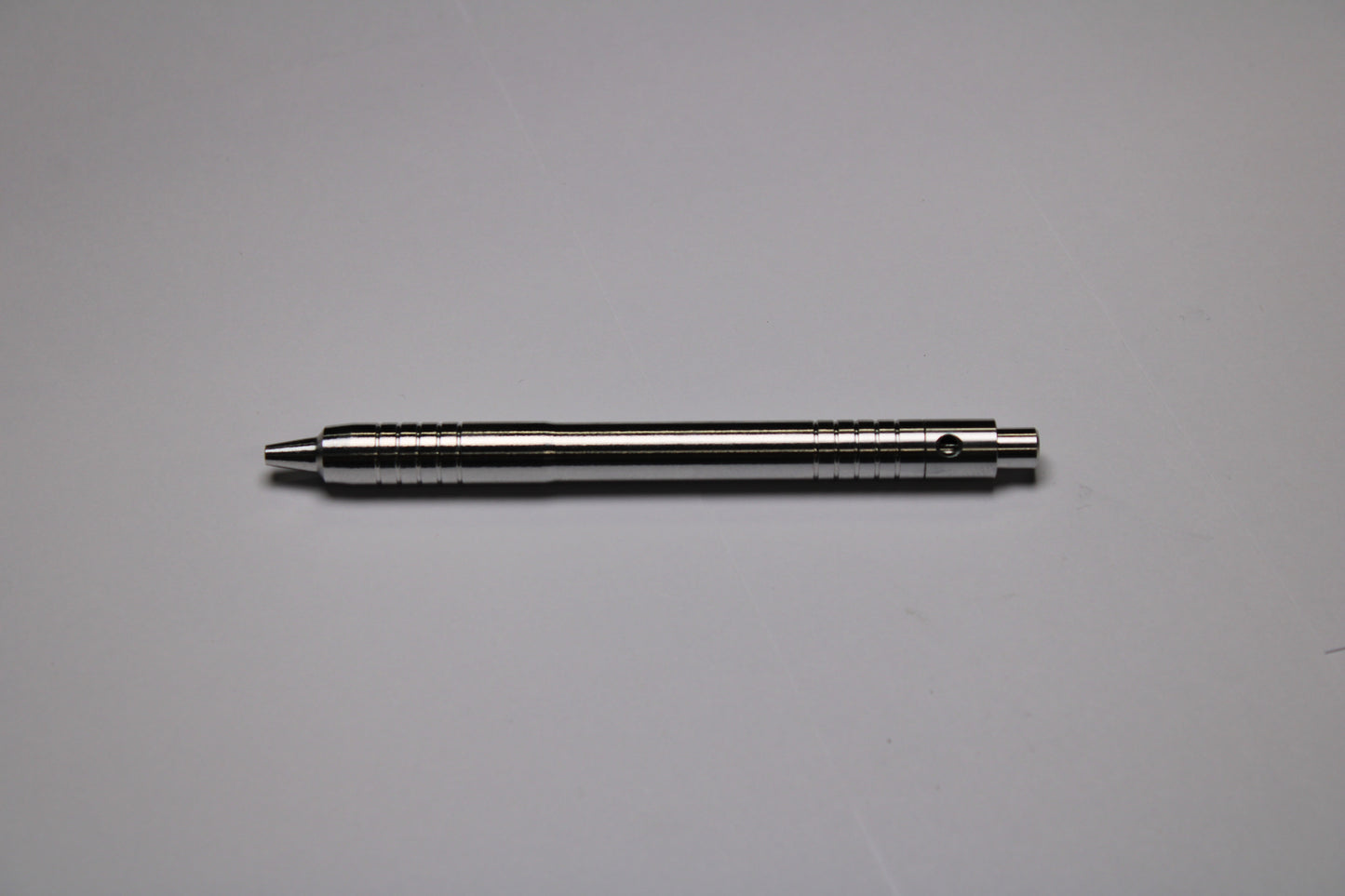 40 Grip - 38 Mechanism Clipless Click Pen - 6061 Aluminum - Triple Bevel Nose - OHTO Ceramic ISO G2