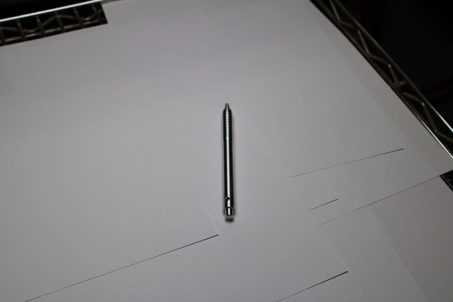 40 Grip - 38 Mechanism Clipless Click Pen - 6061 Aluminum - Triple Bevel Nose - OHTO Ceramic ISO G2