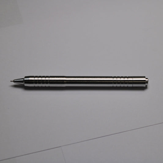 40 Grip - 38 Mechanism Clipless Click Pen - 6061 Aluminum - Triple Bevel Nose - OHTO Ceramic ISO G2