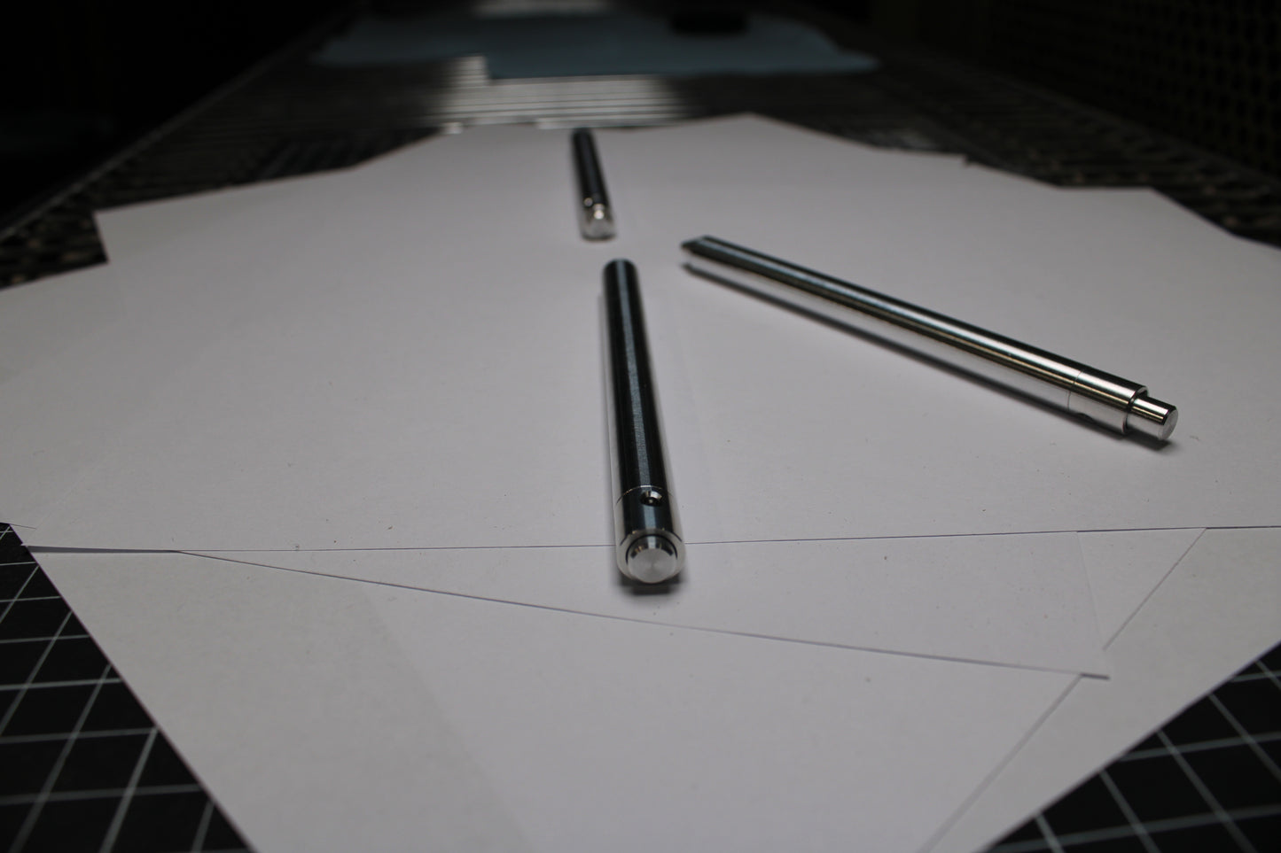 38 Clipless Click Pen - 6061 Aluminum - Conical Nose - Pentel EnerGel 0.7mm Metal Nose Refill