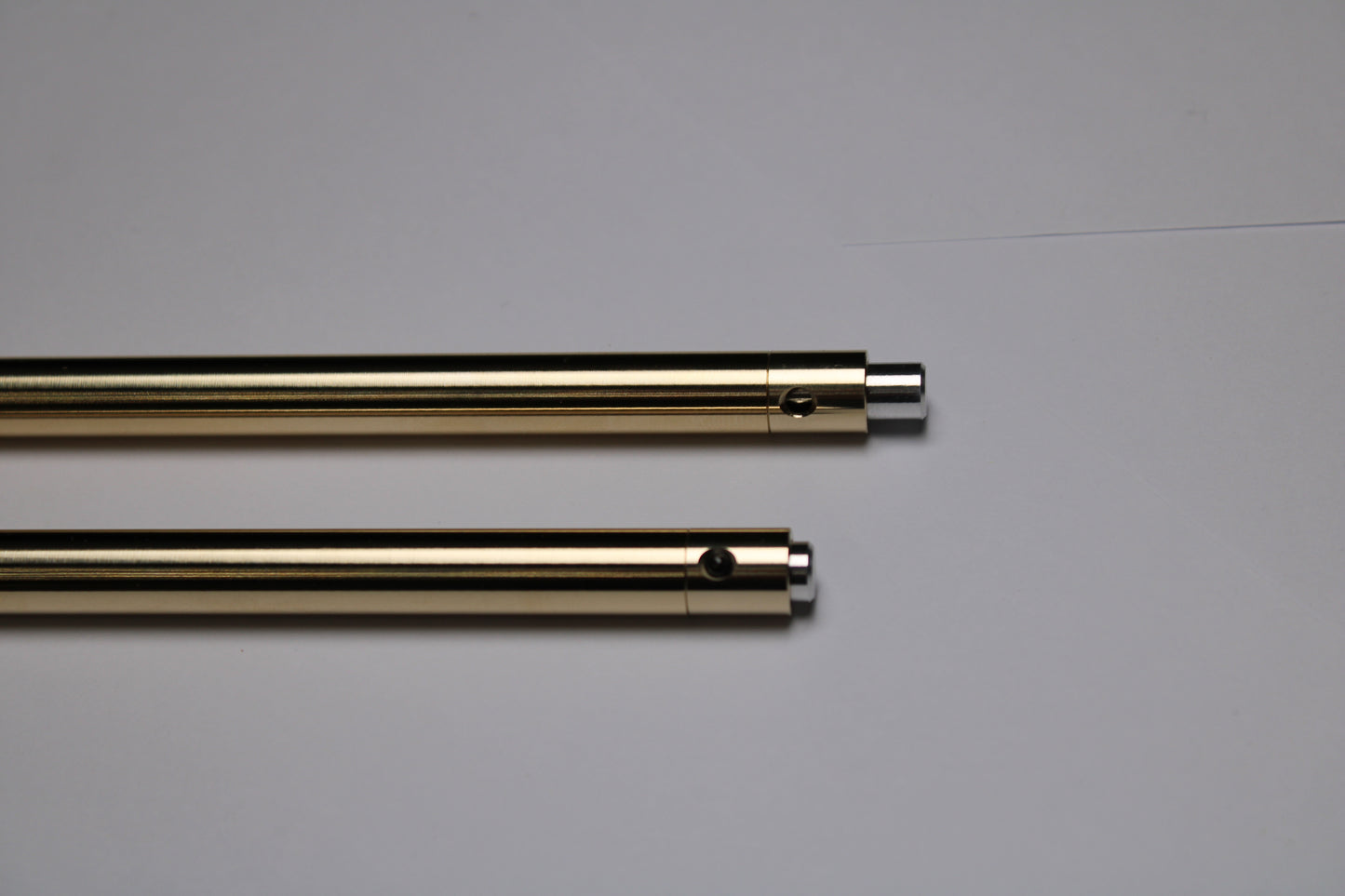 38 Clipless Click Pen - C63000 Bronze Conical Nose - 6061 Aluminum Button - Pentel EnerGel 0.7mm Metal Nose Refill
