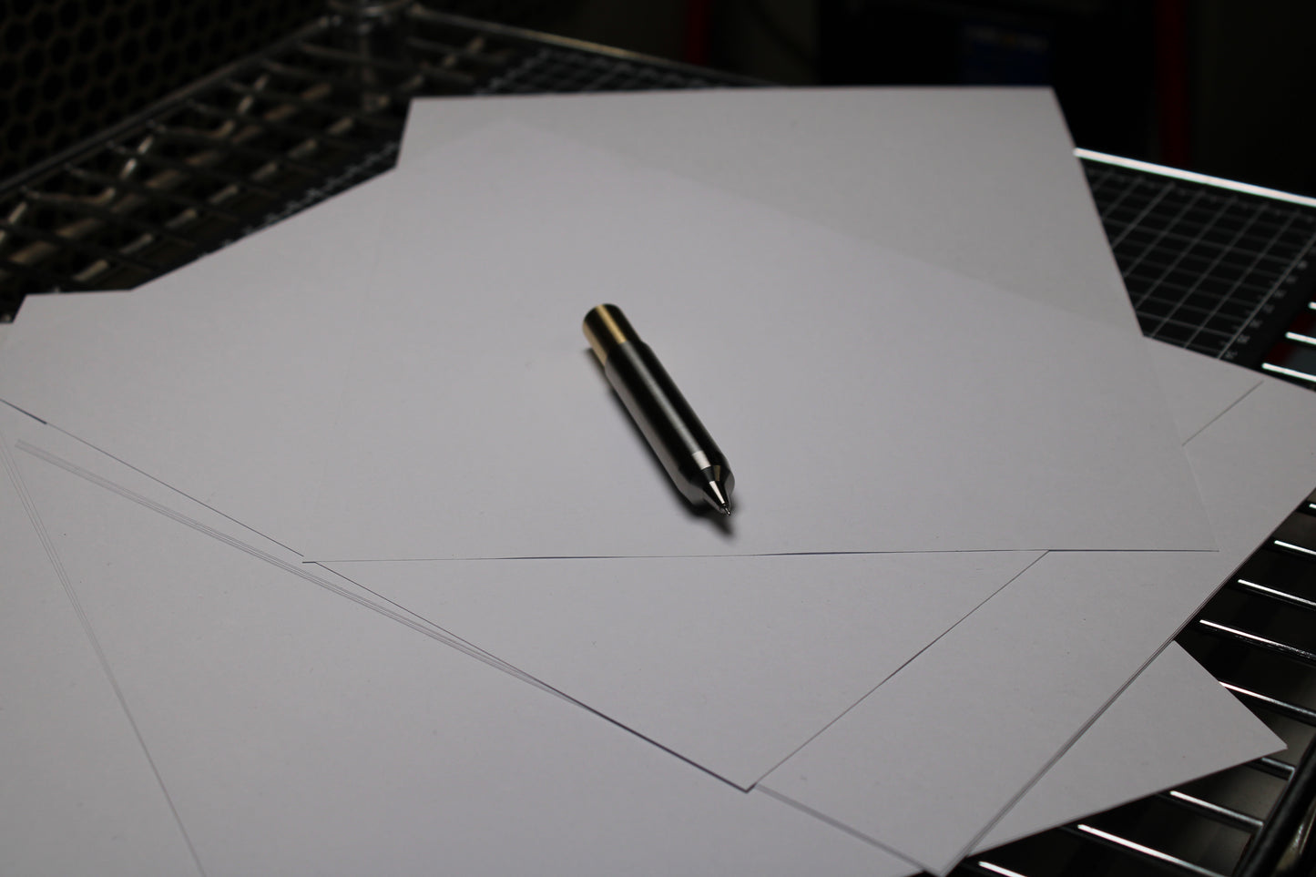 55 Clipless Twist Pen - 6Al-4V Titanium Body - C63000 Bronze Top - Triple Bevel Nose - OHTO Ceramic ISO G2