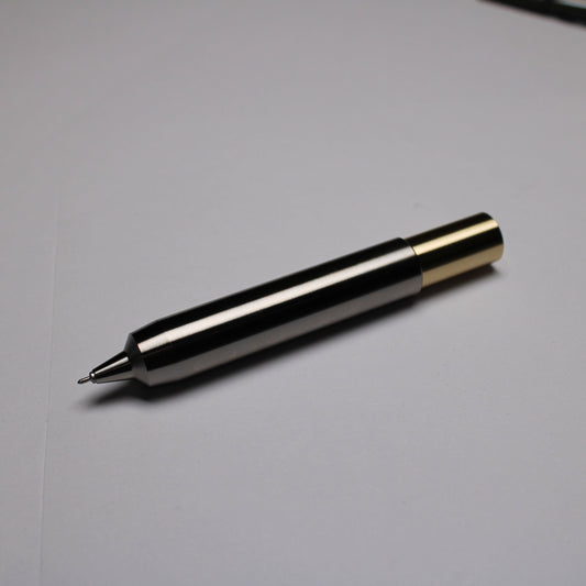 55 Clipless Twist Pen - 6Al-4V Titanium Body - C63000 Bronze Top - Triple Bevel Nose - OHTO Ceramic ISO G2