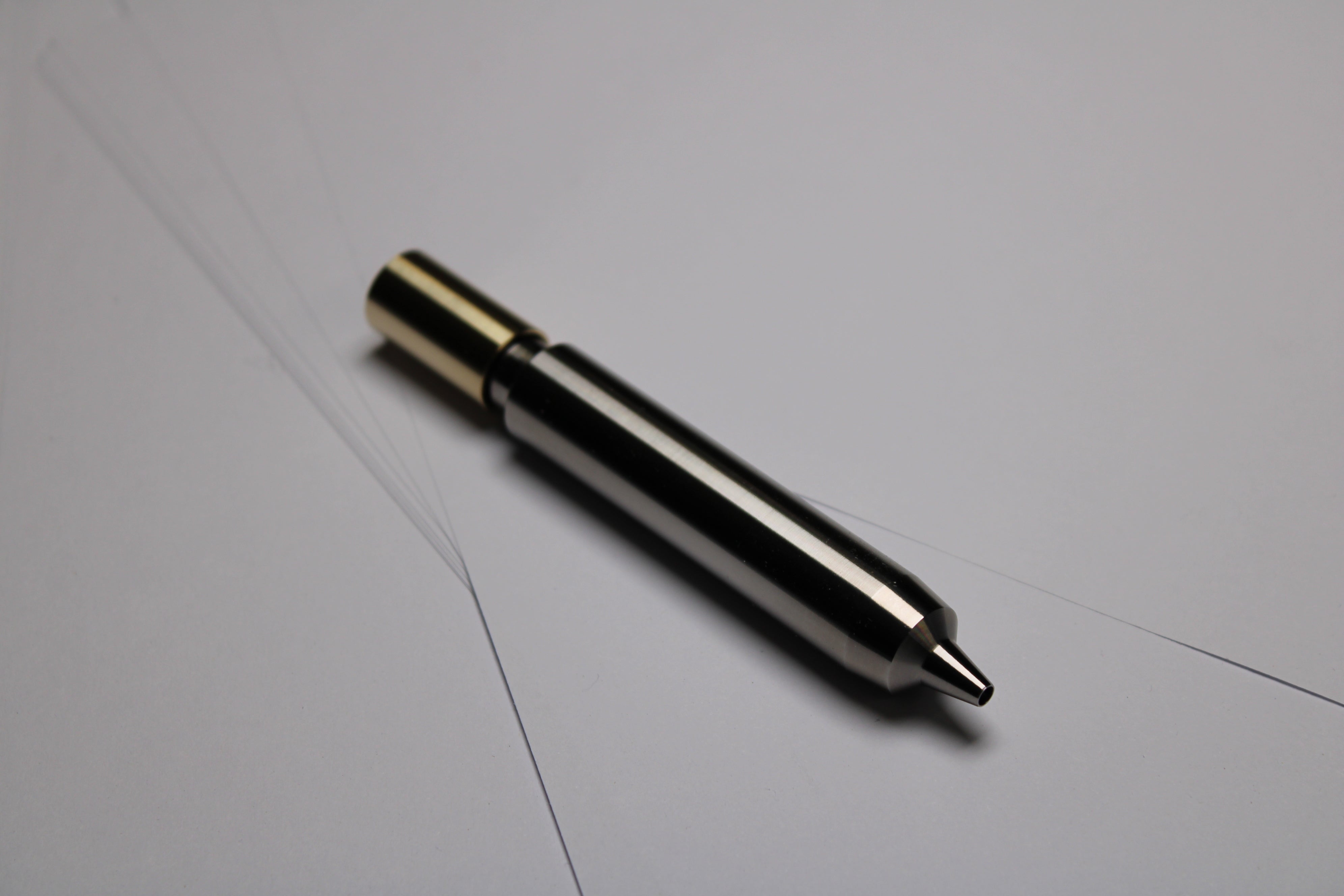55 Clipless Twist Pen - 6Al-4V Titanium Body - C63000 Bronze Top