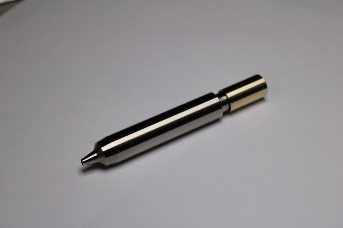 55 Clipless Twist Pen - 6Al-4V Titanium Body - C63000 Bronze Top - Triple Bevel Nose - OHTO Ceramic ISO G2