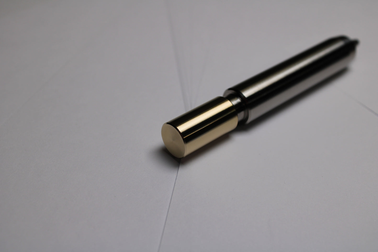 55 Clipless Twist Pen - 6Al-4V Titanium Body - C63000 Bronze Top - Triple Bevel Nose - OHTO Ceramic ISO G2