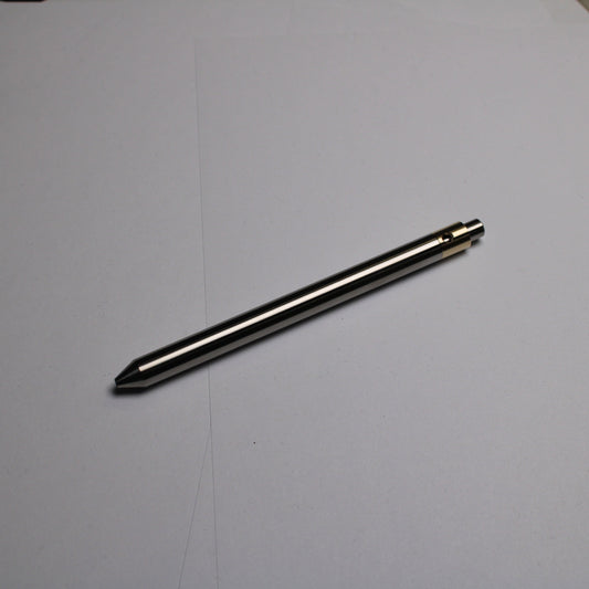 38 Clipless Click Pen - 6Al-4V Titanium Conical Nose - C63000 Bronze Mechanism - OHTO C-305 Rollerball Refill