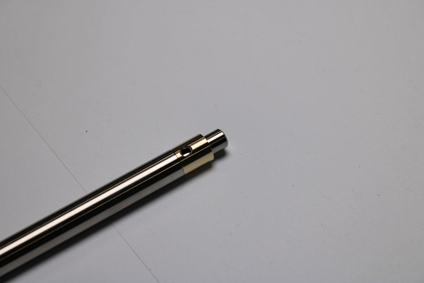 38 Clipless Click Pen - 6Al-4V Titanium Conical Nose - C63000 Bronze Mechanism - OHTO C-305 Rollerball Refill